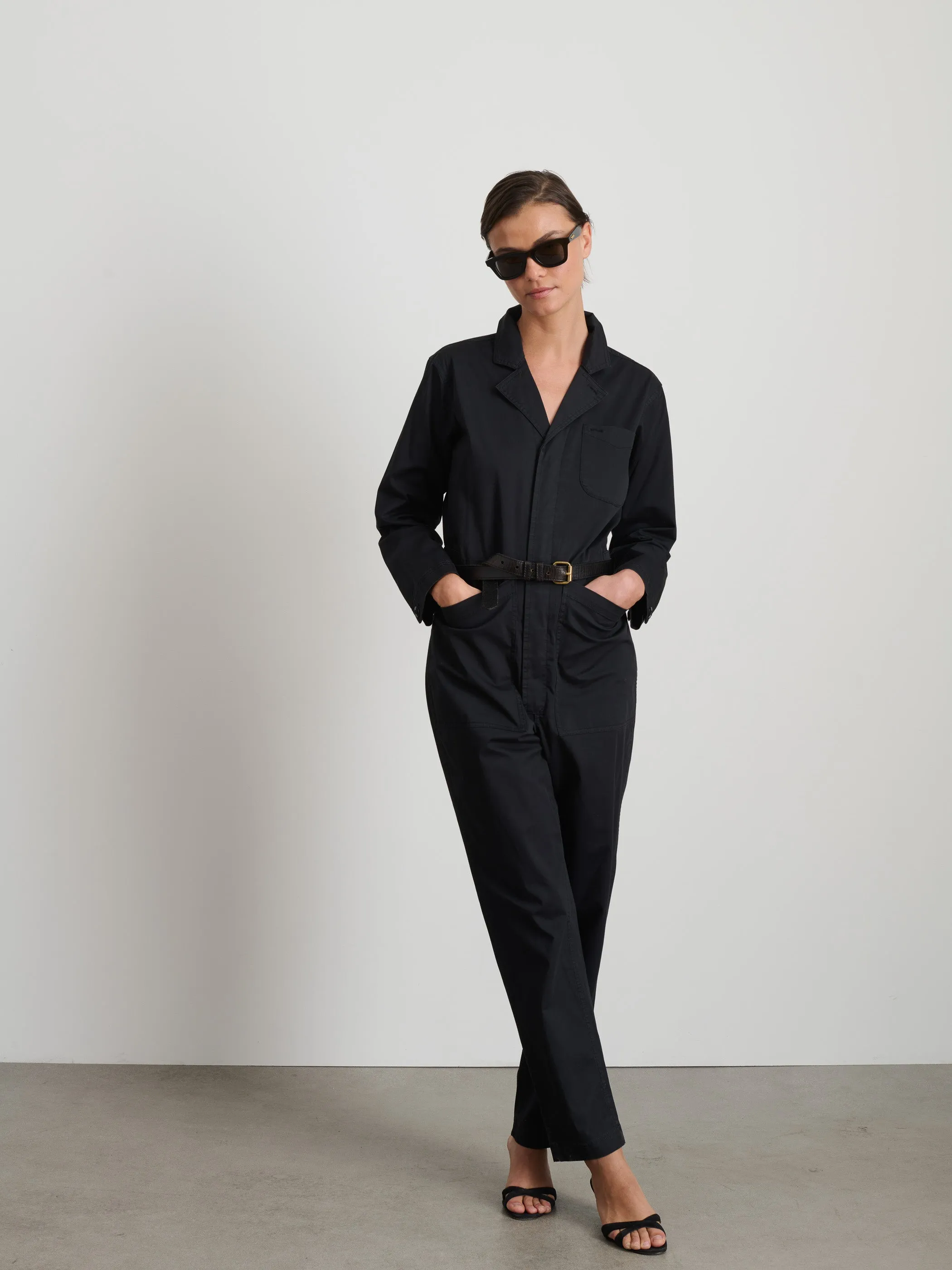 Standard Zip Jumpsuit in Herringbone sold by Alex Mill product image thumbnail 2