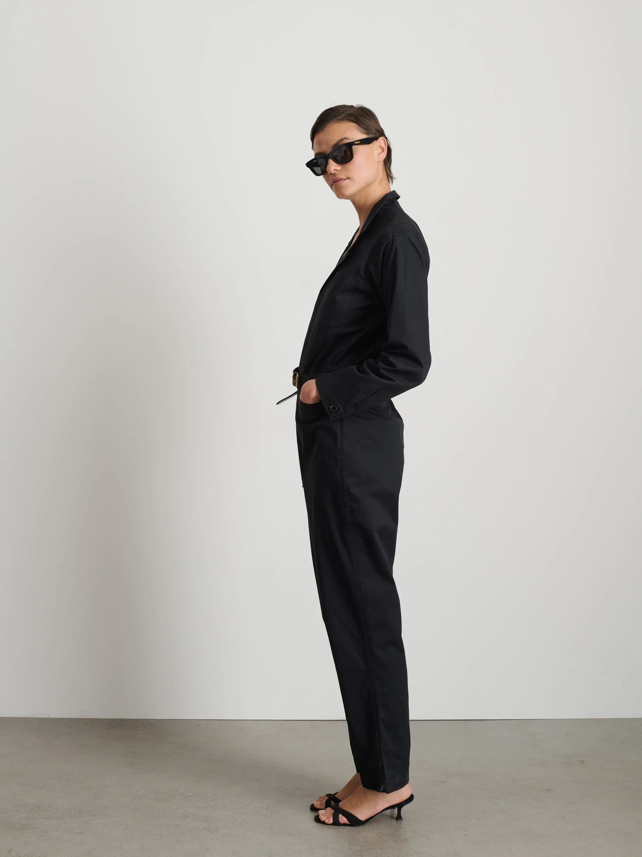 Standard Zip Jumpsuit in Herringbone sold by Alex Mill product image thumbnail 3