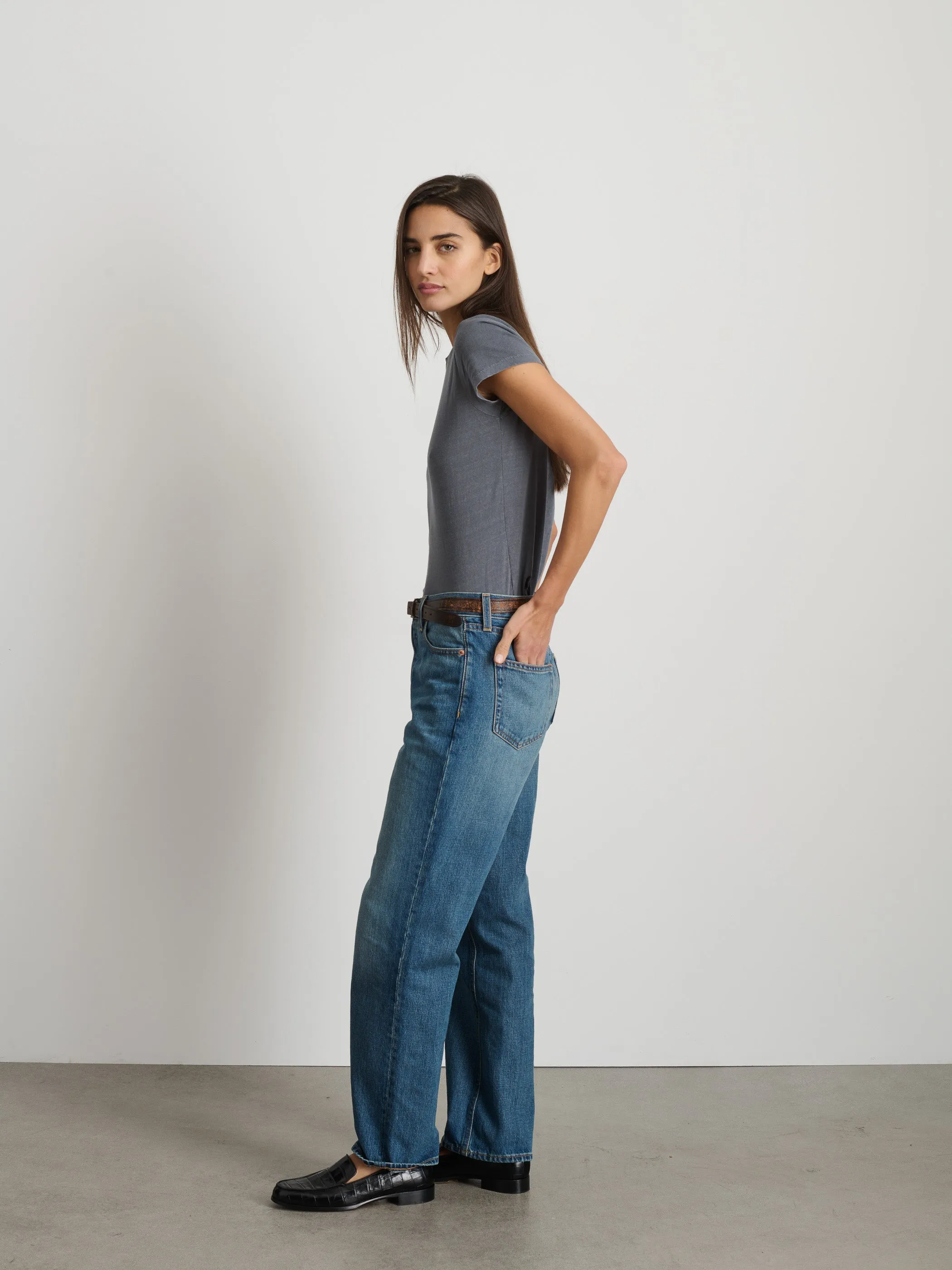 Prospect Tee in Cotton sold by Alex Mill product image thumbnail 4