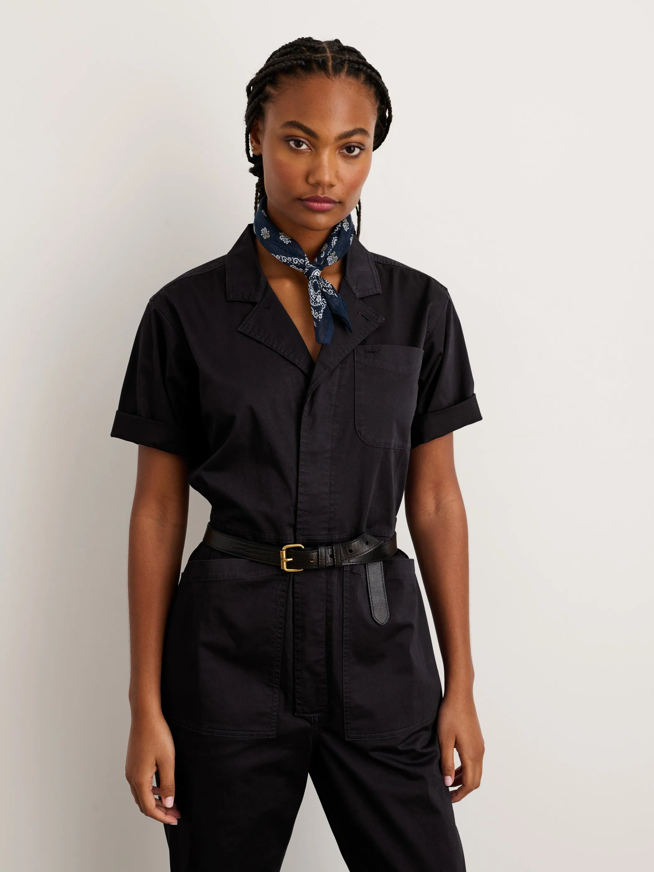 Standard Short Sleeve Jumpsuit sold by Alex Mill product image thumbnail 3