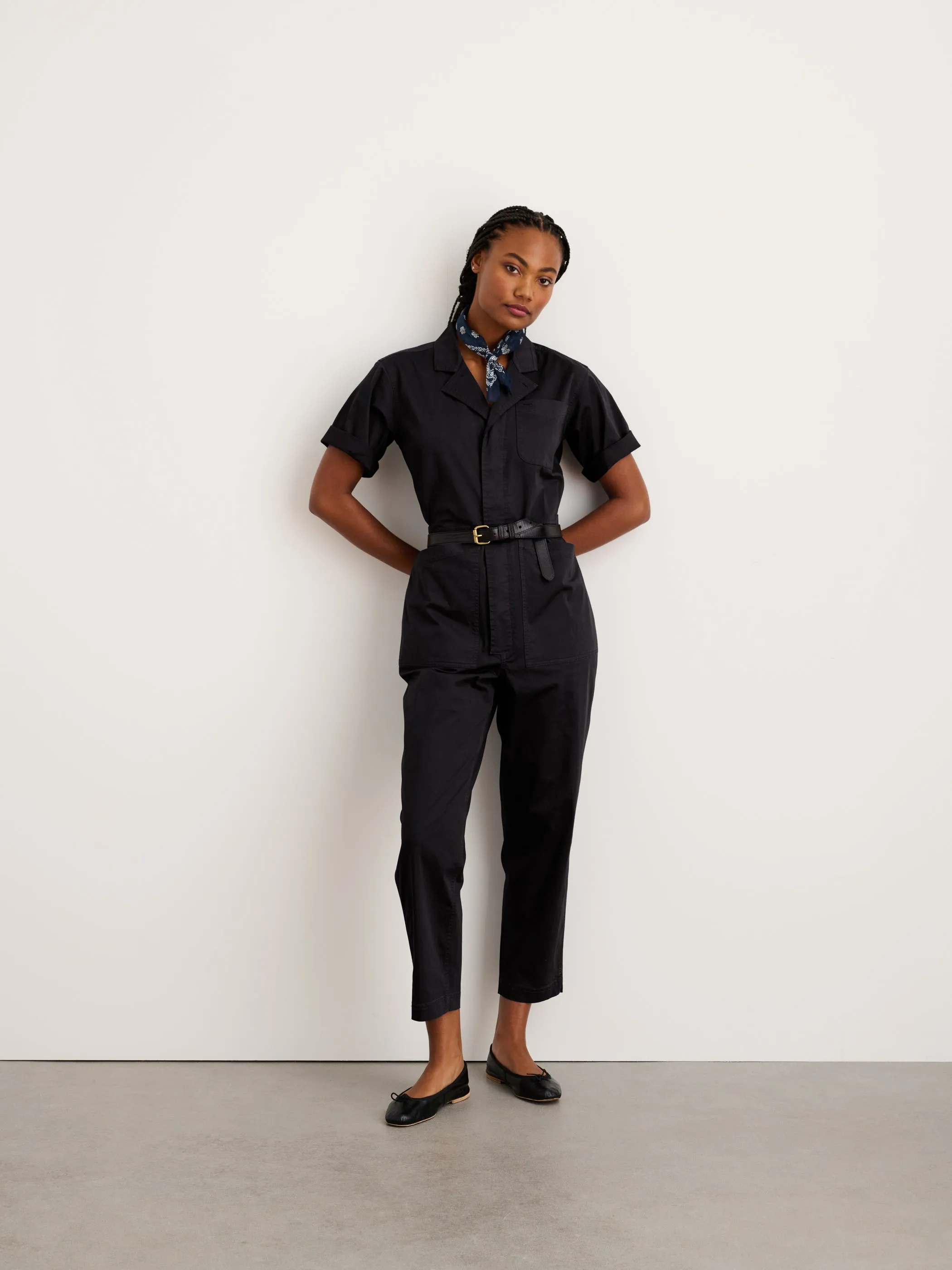 Standard Short Sleeve Jumpsuit sold by Alex Mill product image thumbnail 2