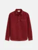 Carter Popover Shirt in Fine Wale Corduroy sold by Alex Mill