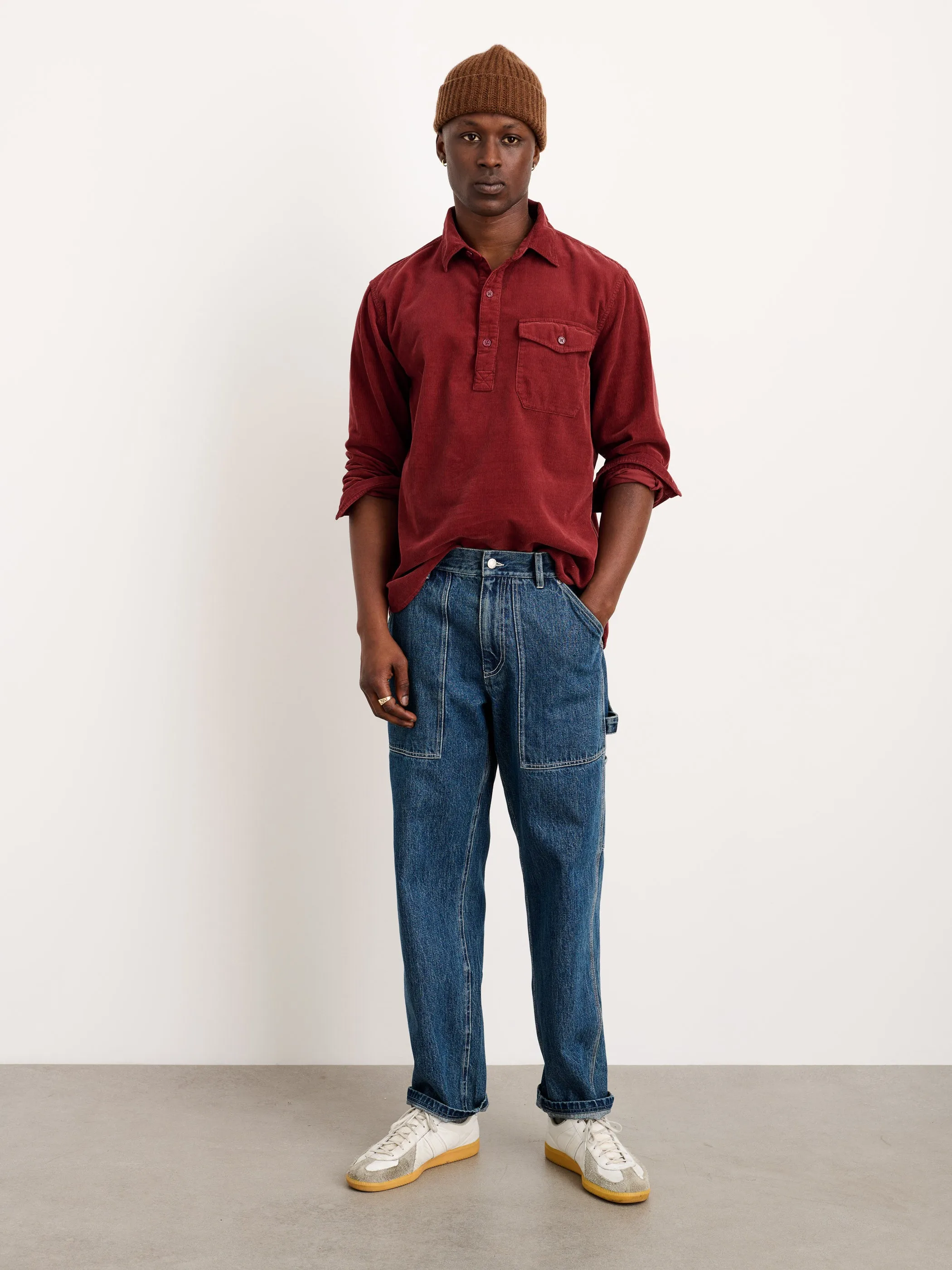 Carter Popover Shirt in Fine Wale Corduroy sold by Alex Mill product image thumbnail 3