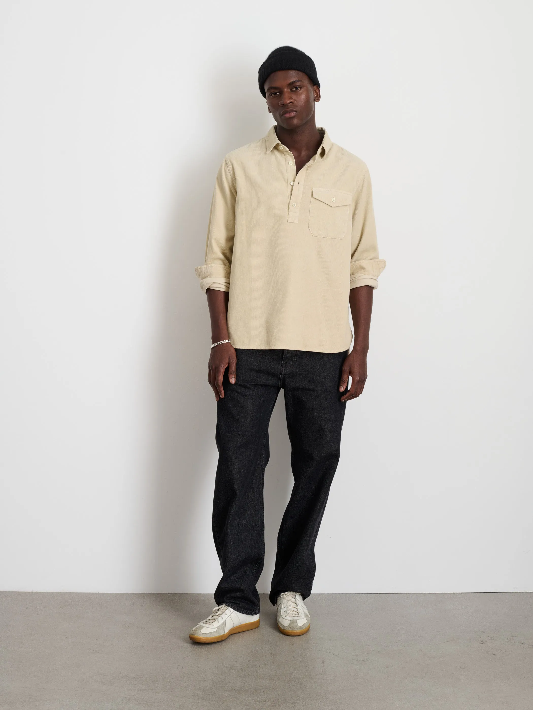 Carter Popover Shirt In Fine Wale Corduroy sold by Alex Mill product image thumbnail 3