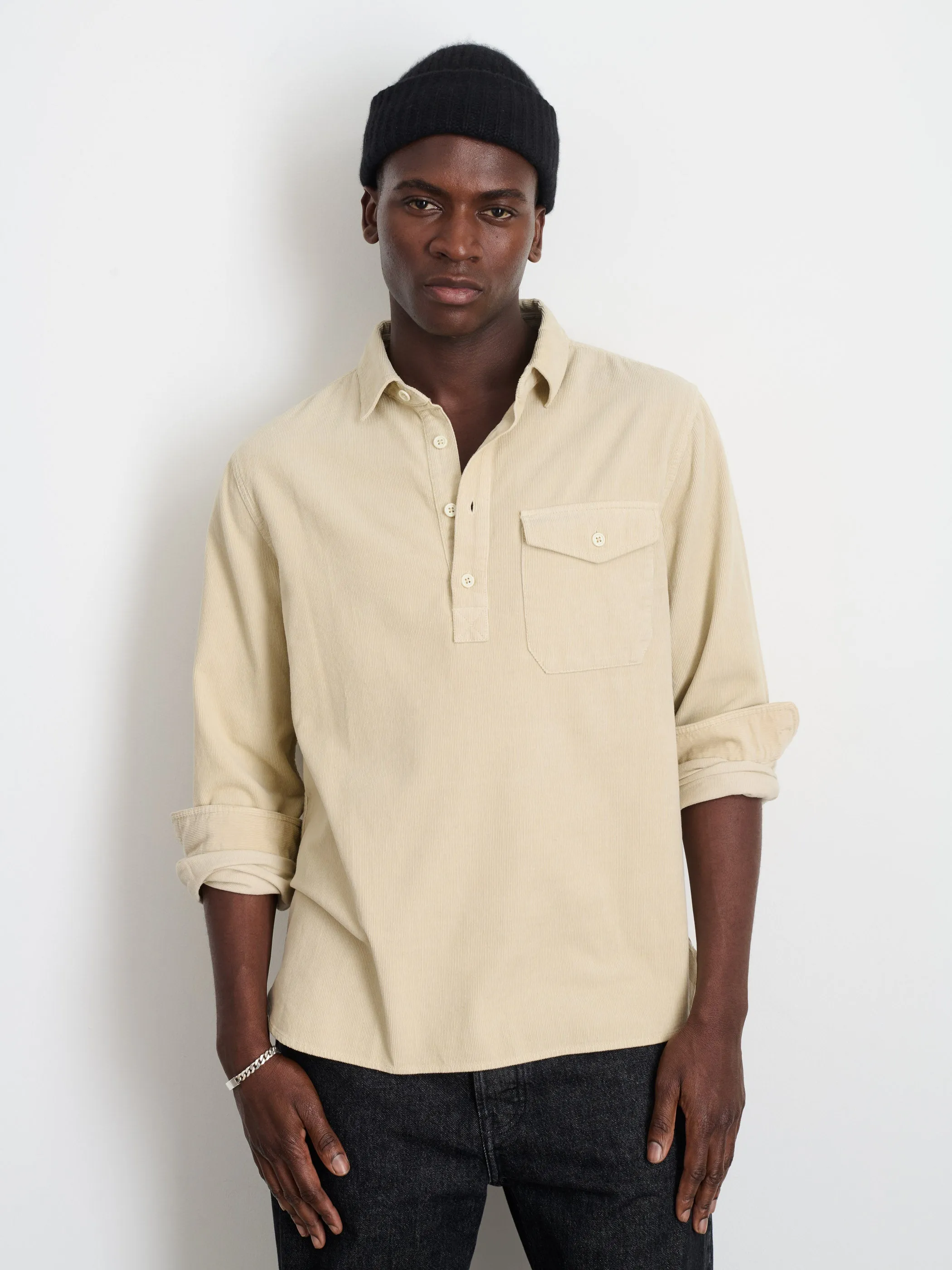 Carter Popover Shirt In Fine Wale Corduroy sold by Alex Mill product image thumbnail 2