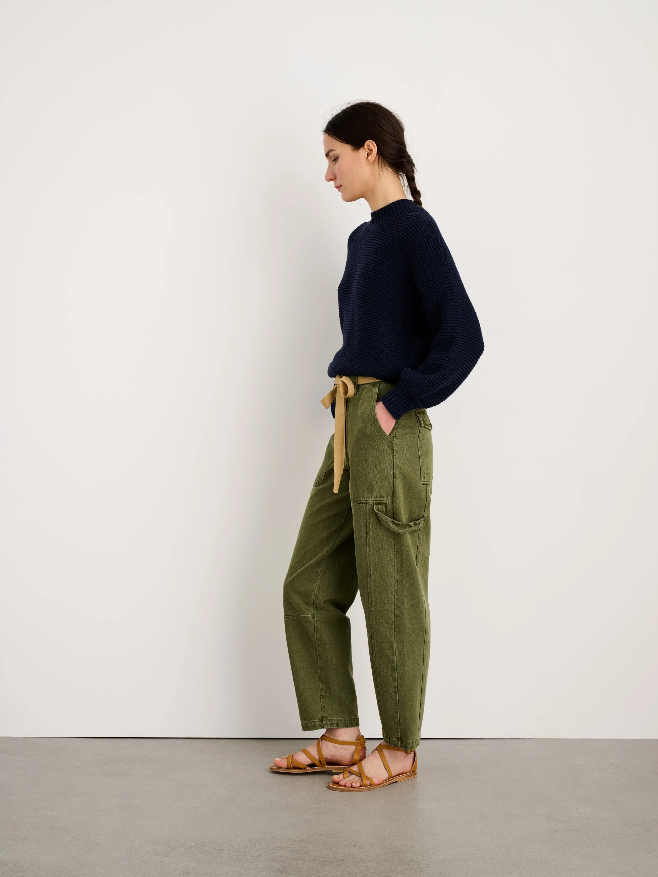 Button-Back Crewneck Sweater sold by Alex Mill product image thumbnail 5