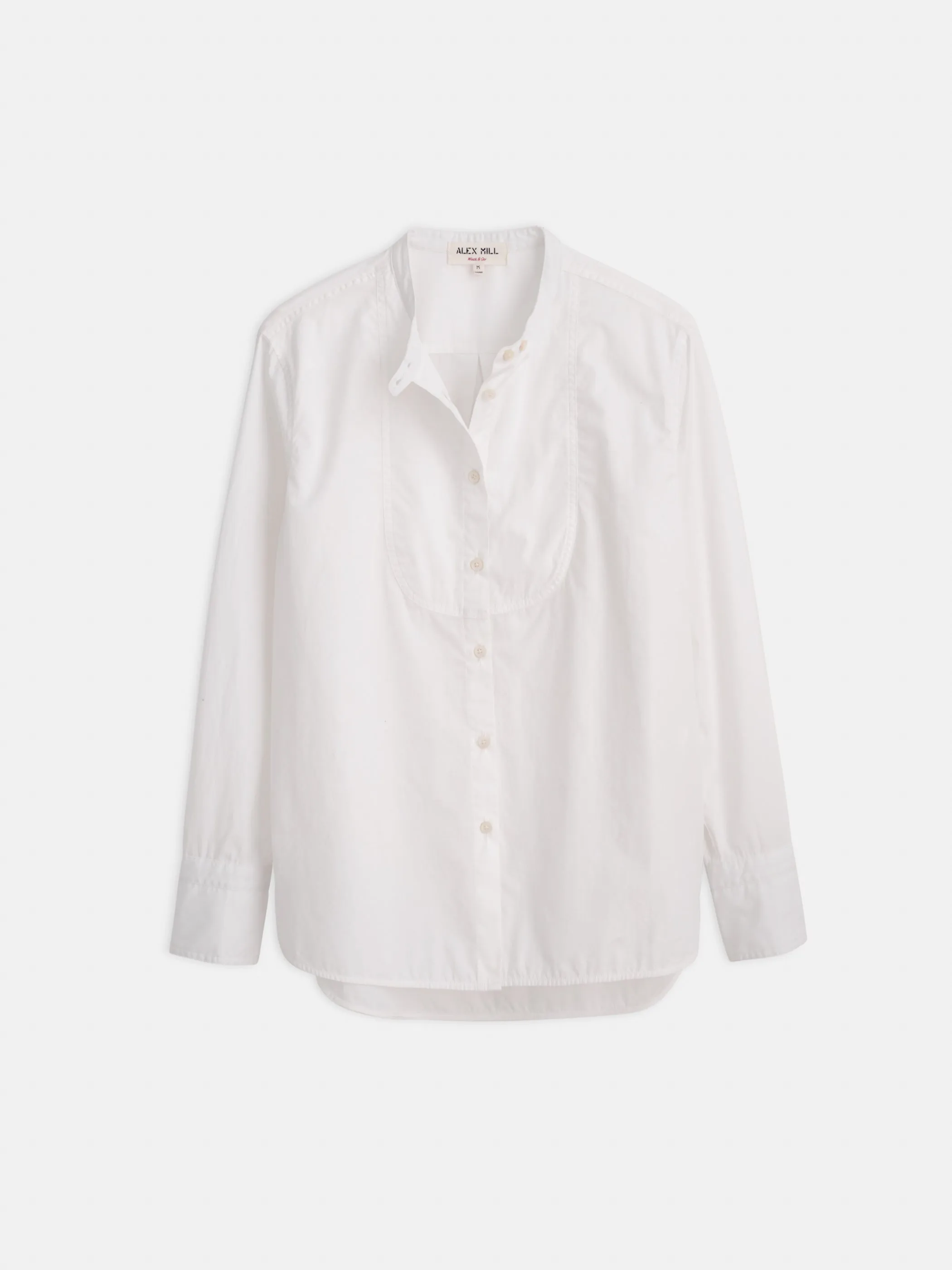 Eloise Bib Shirt in Solid sold by Alex Mill