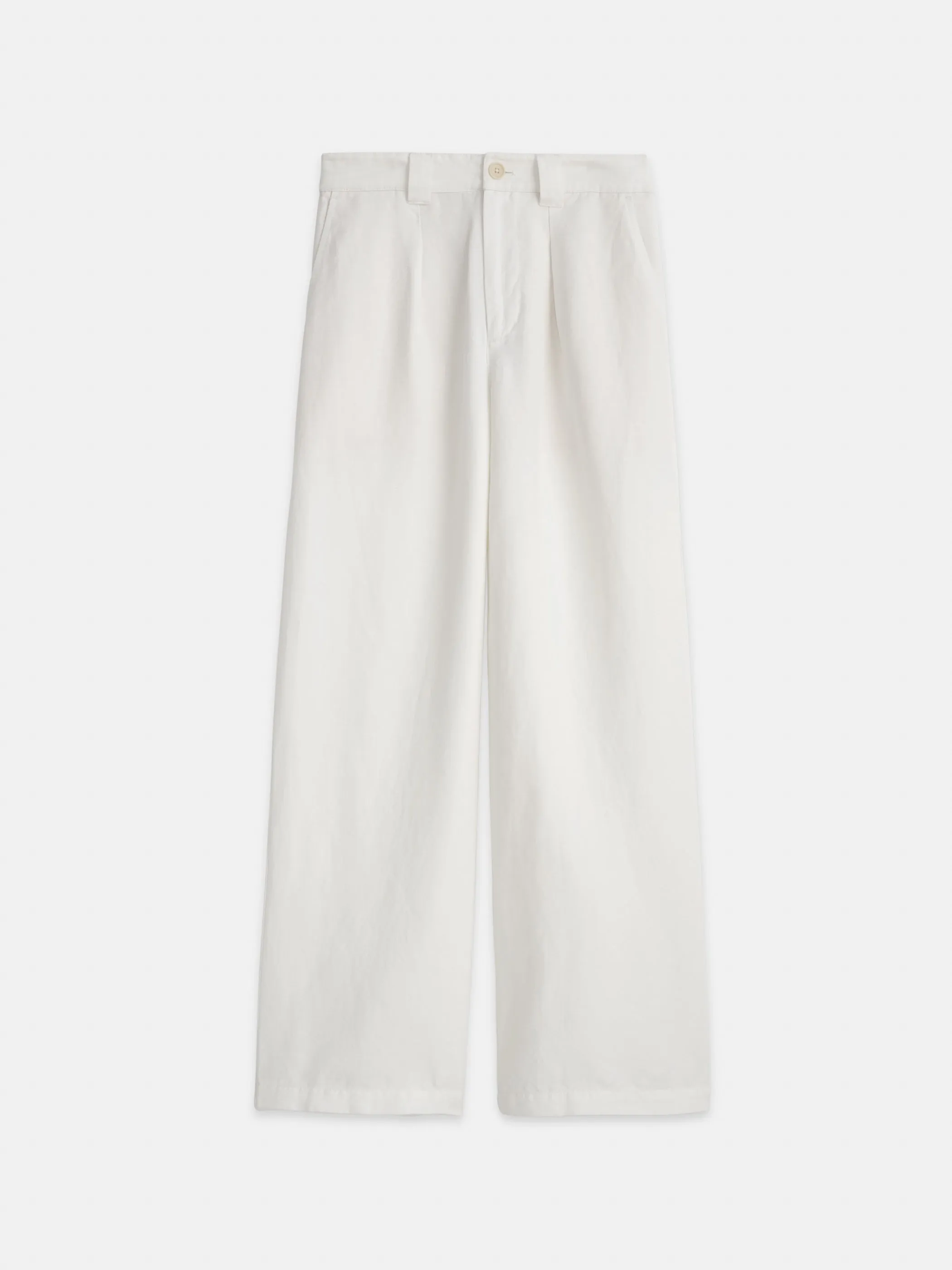 Madeline Pleat Trouser in Twill sold by Alex Mill