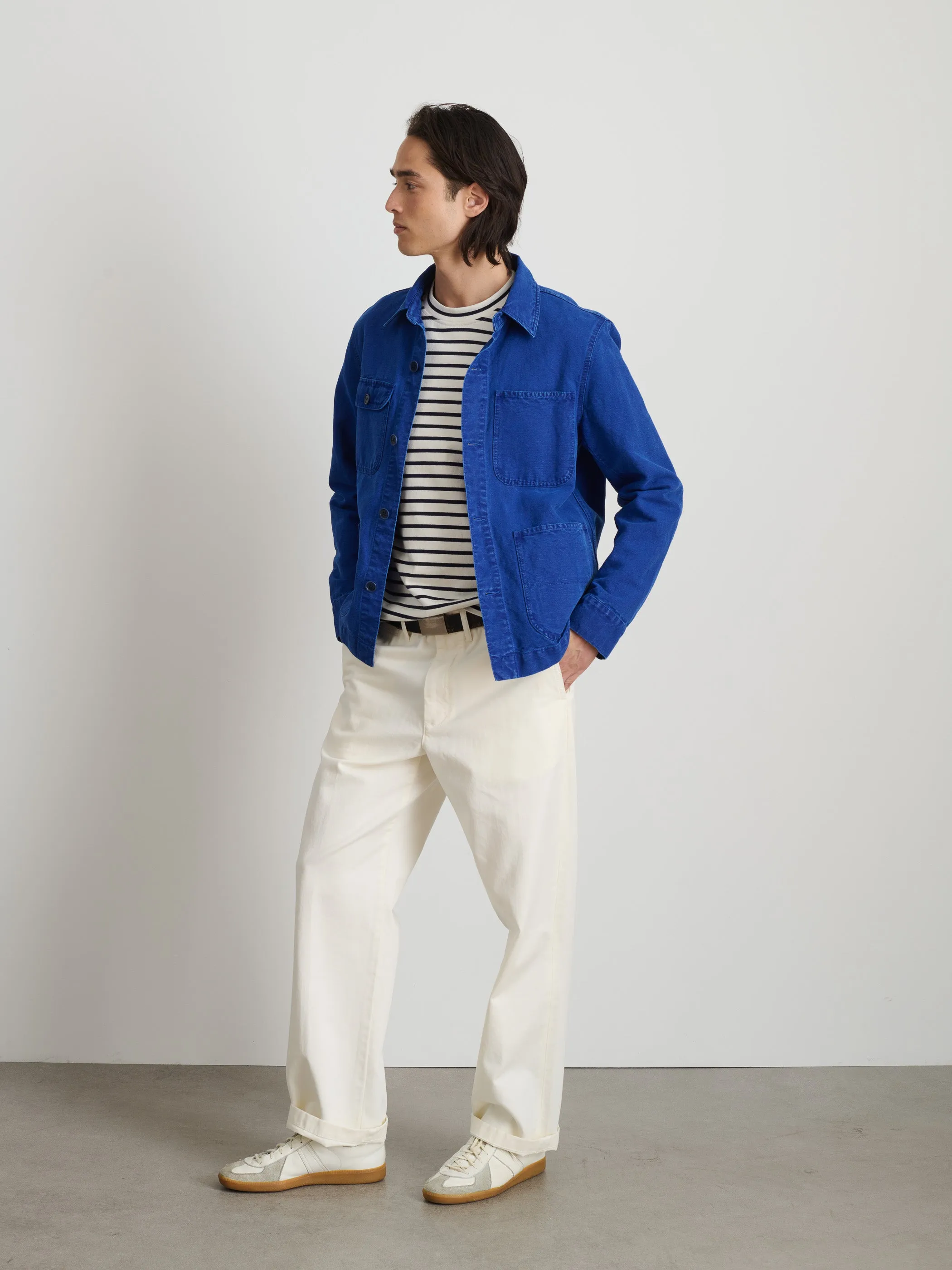 Work Jacket In Linen Canvas sold by Alex Mill product image thumbnail 4