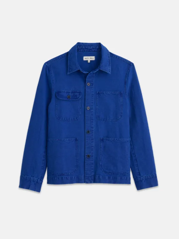Work Jacket In Linen Canvas sold by Alex Mill