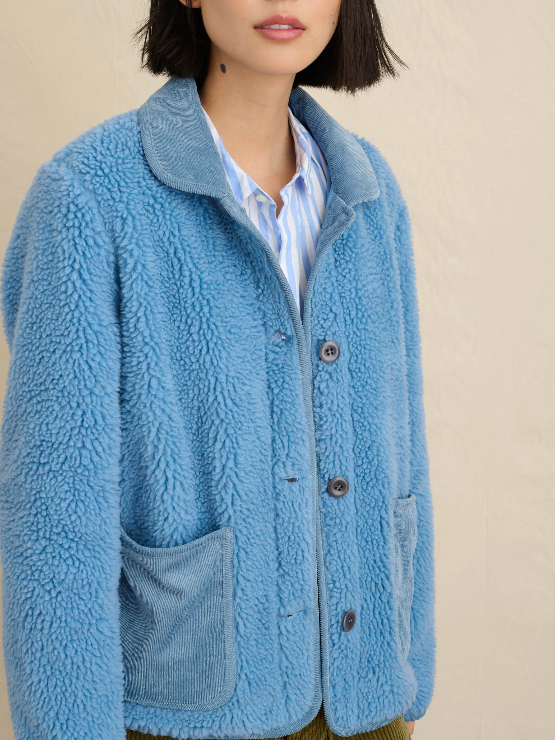 Marley Jacket in Sherpa sold by Alex Mill product image thumbnail 4