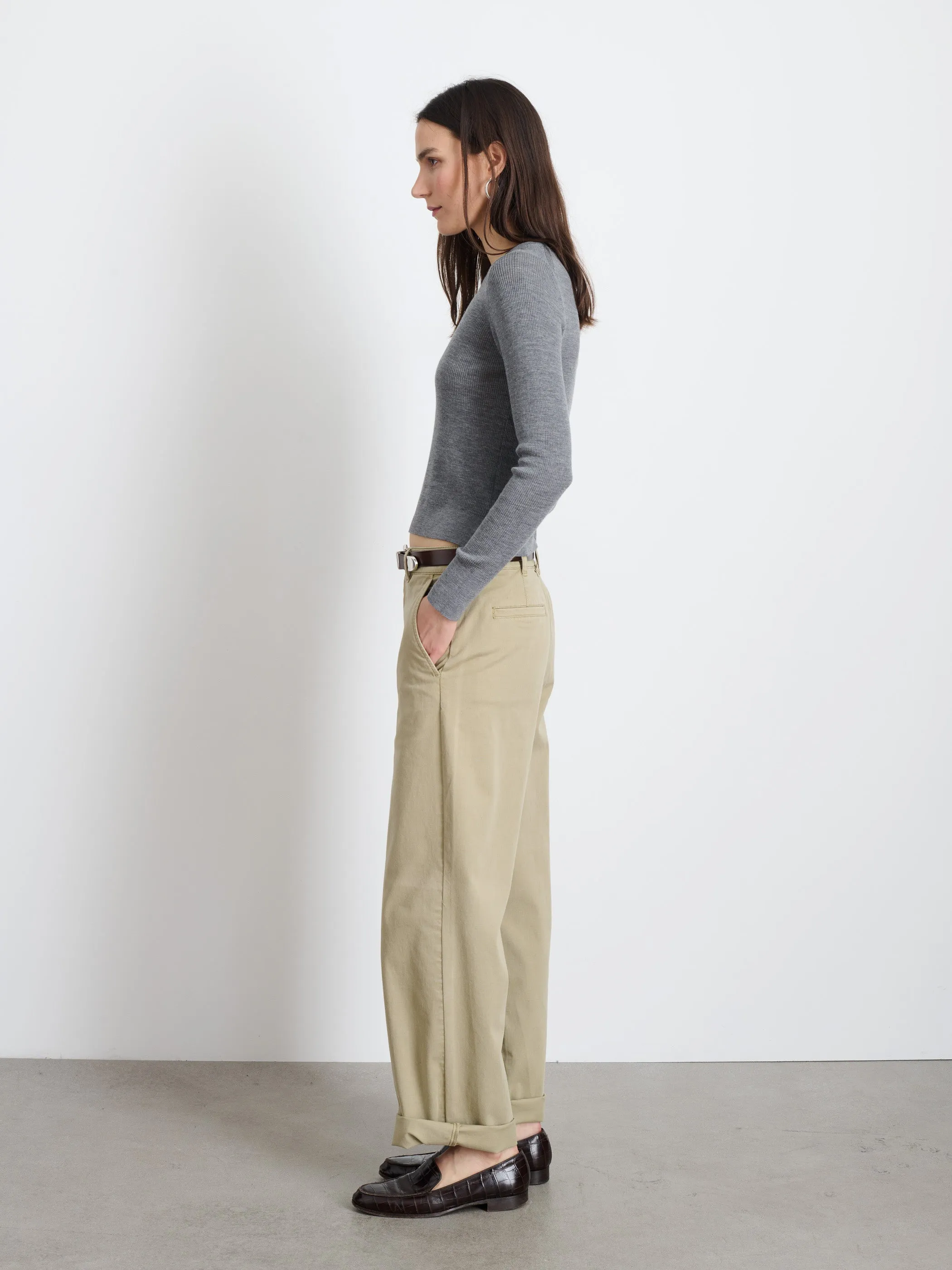 Ava Sweater Tee sold by Alex Mill product image thumbnail 4