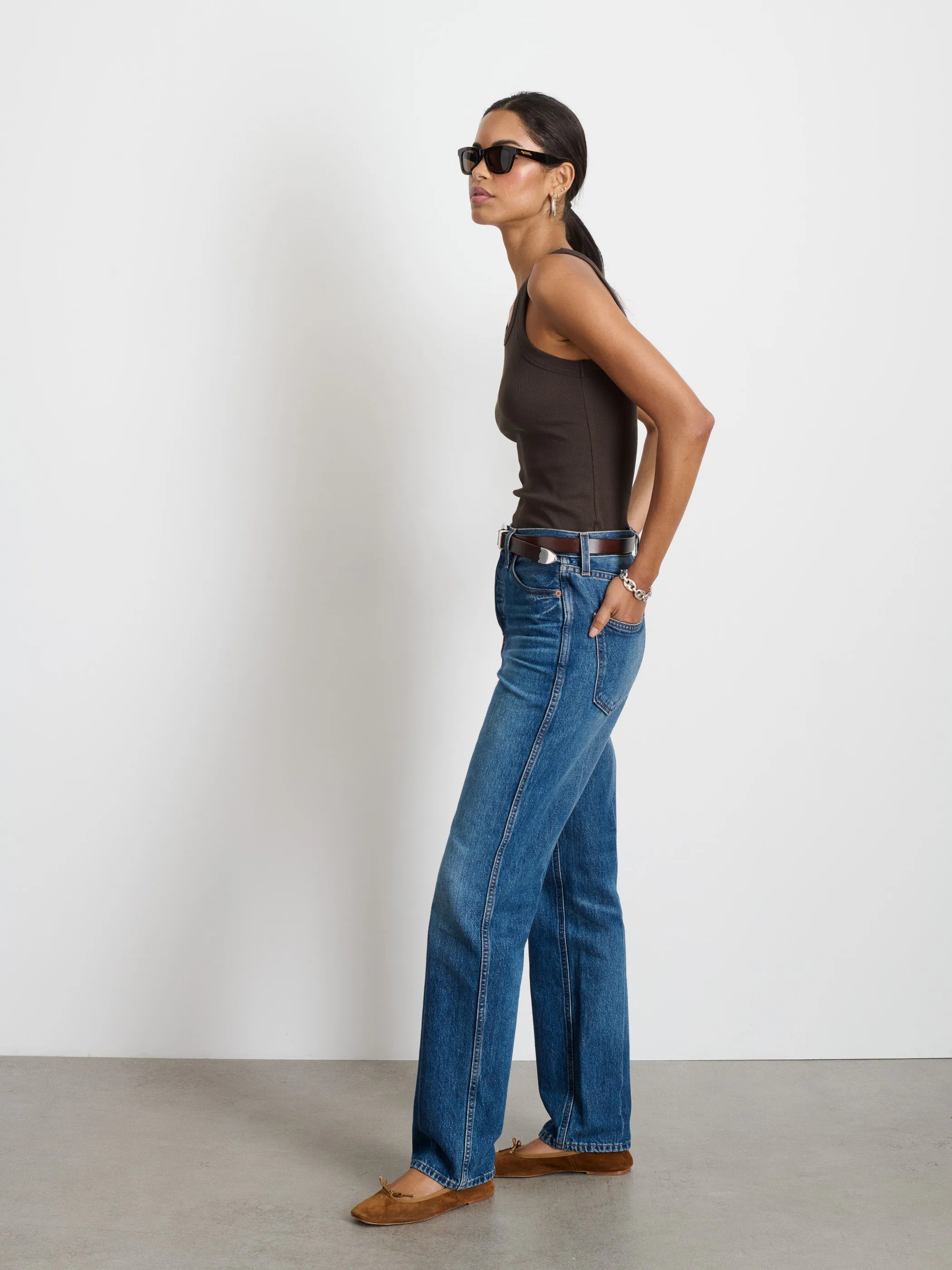 Everyday Rib Tank sold by Alex Mill product image thumbnail 4