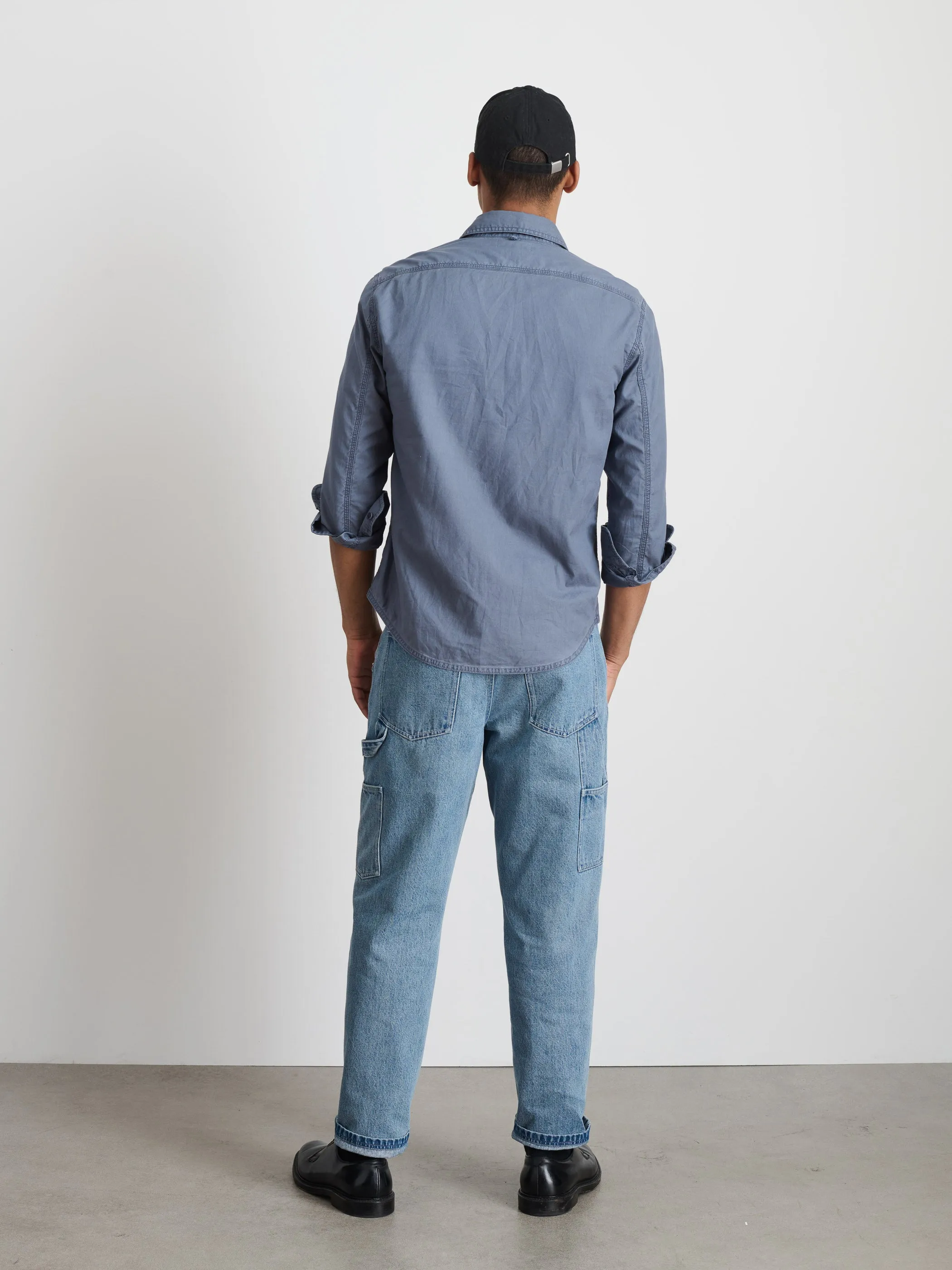 Utility Shirt In Lightweight Twill sold by Alex Mill product image thumbnail 5
