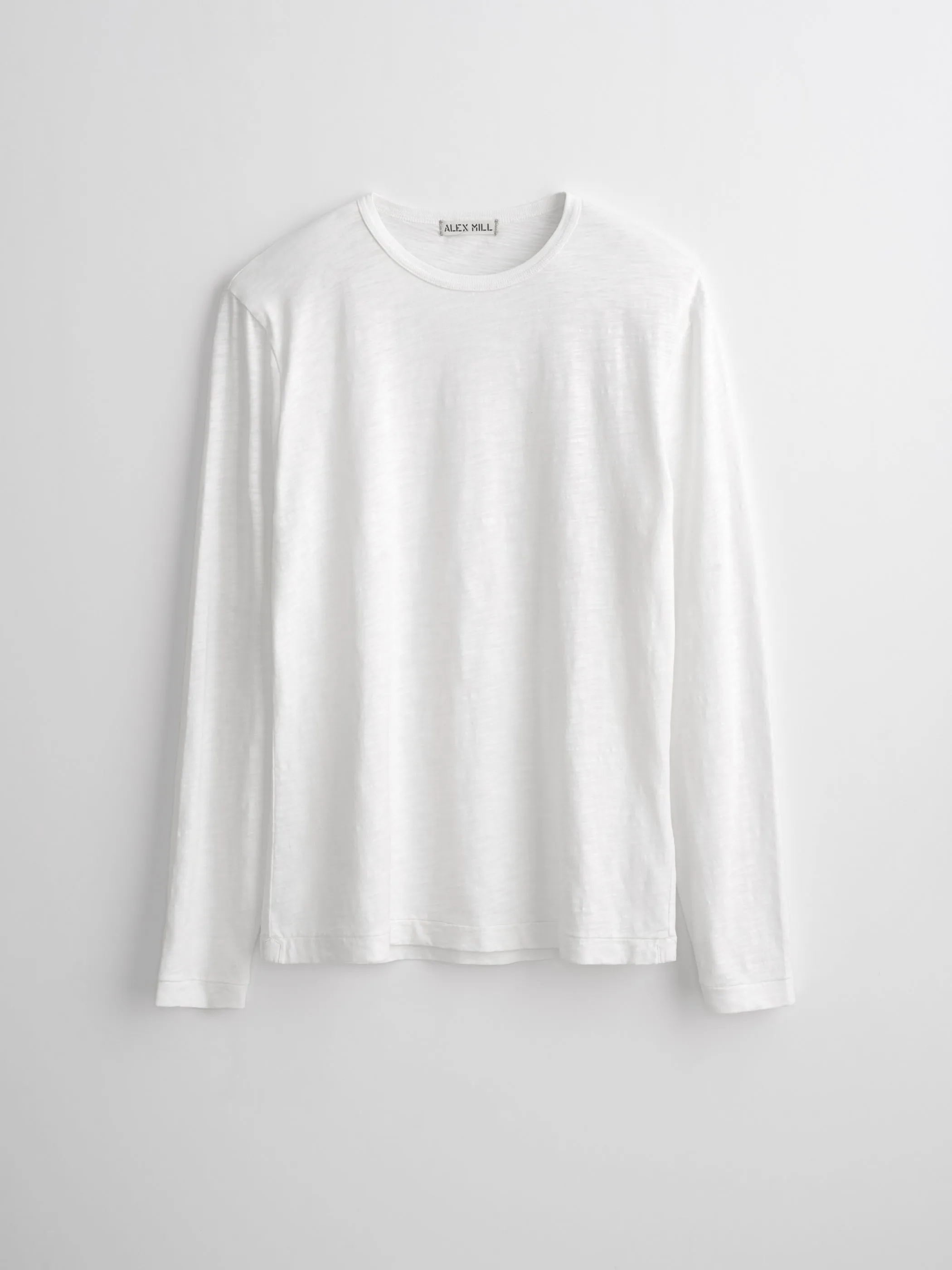 Standard Long Sleeve T-Shirt in Slub Cotton sold by Alex Mill