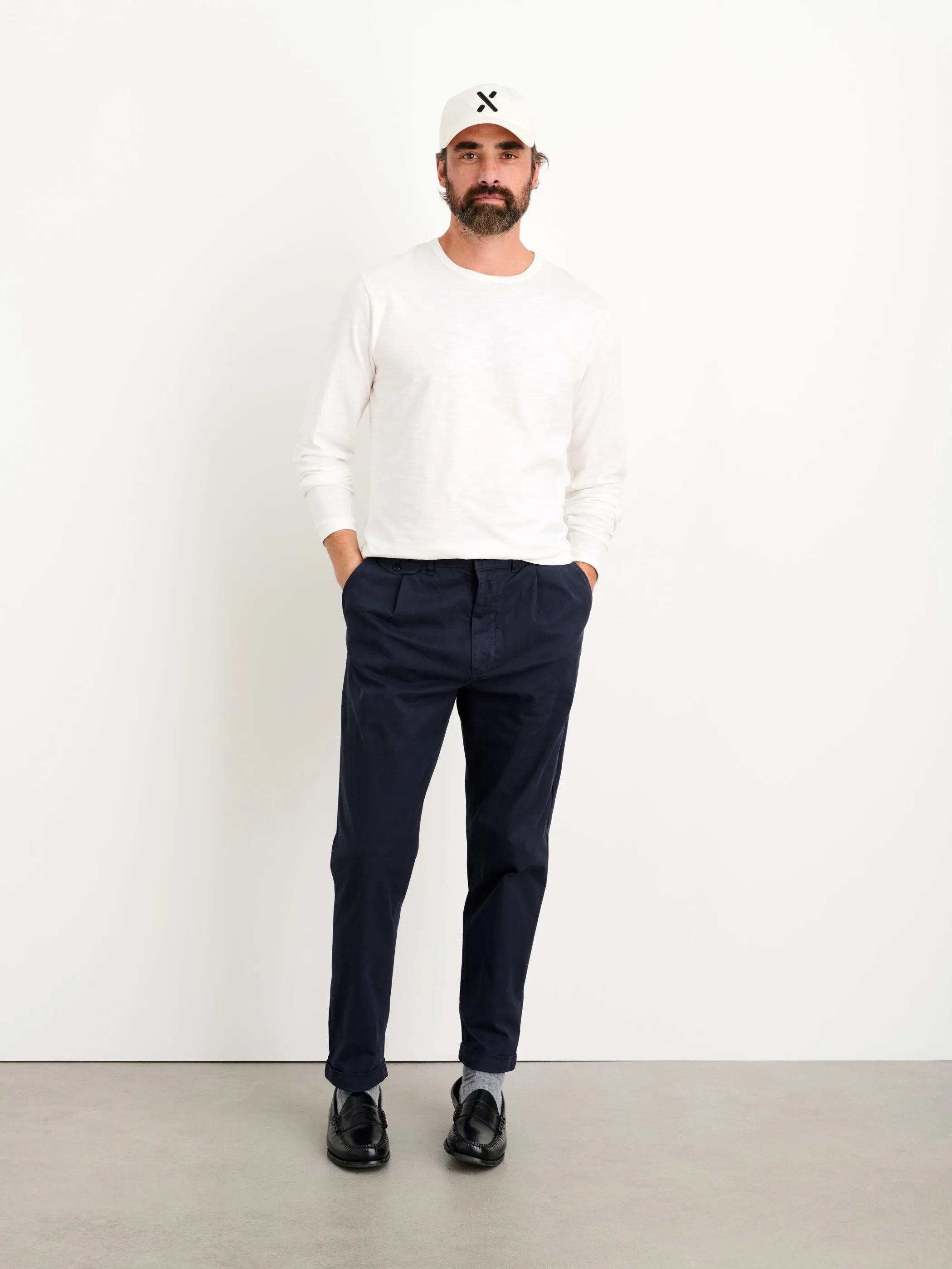 Standard Long Sleeve T-Shirt in Slub Cotton sold by Alex Mill product image thumbnail 3