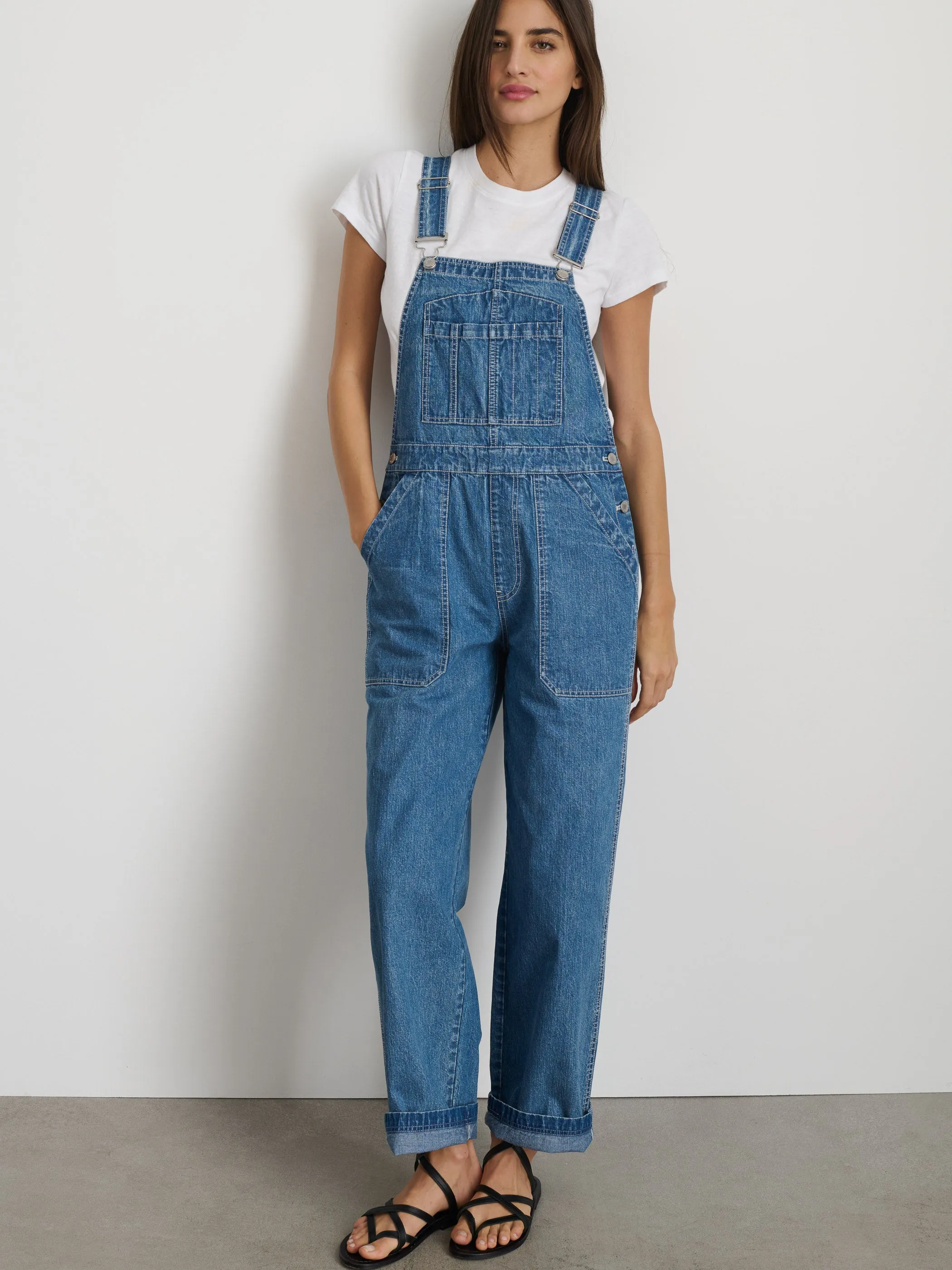 Lili Overall in Denim sold by Alex Mill product image thumbnail 3