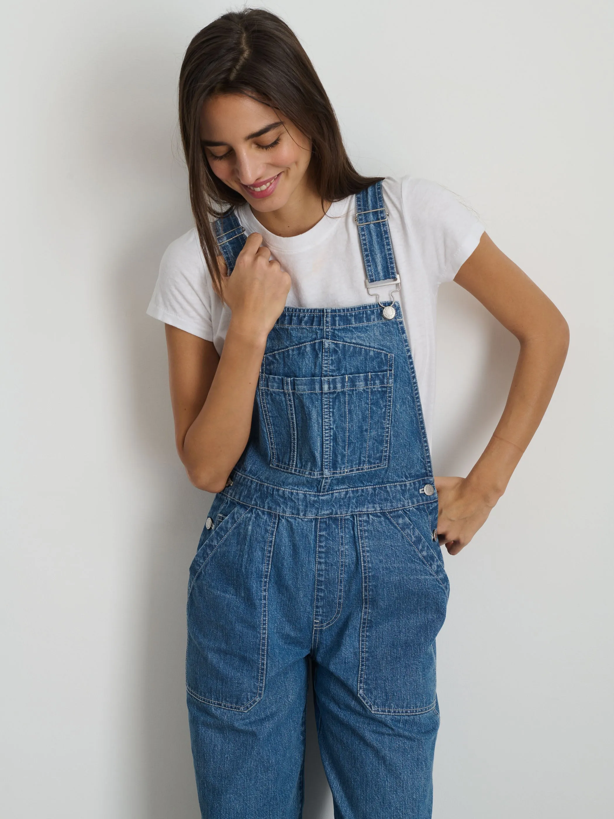 Lili Overall in Denim sold by Alex Mill product image thumbnail 4