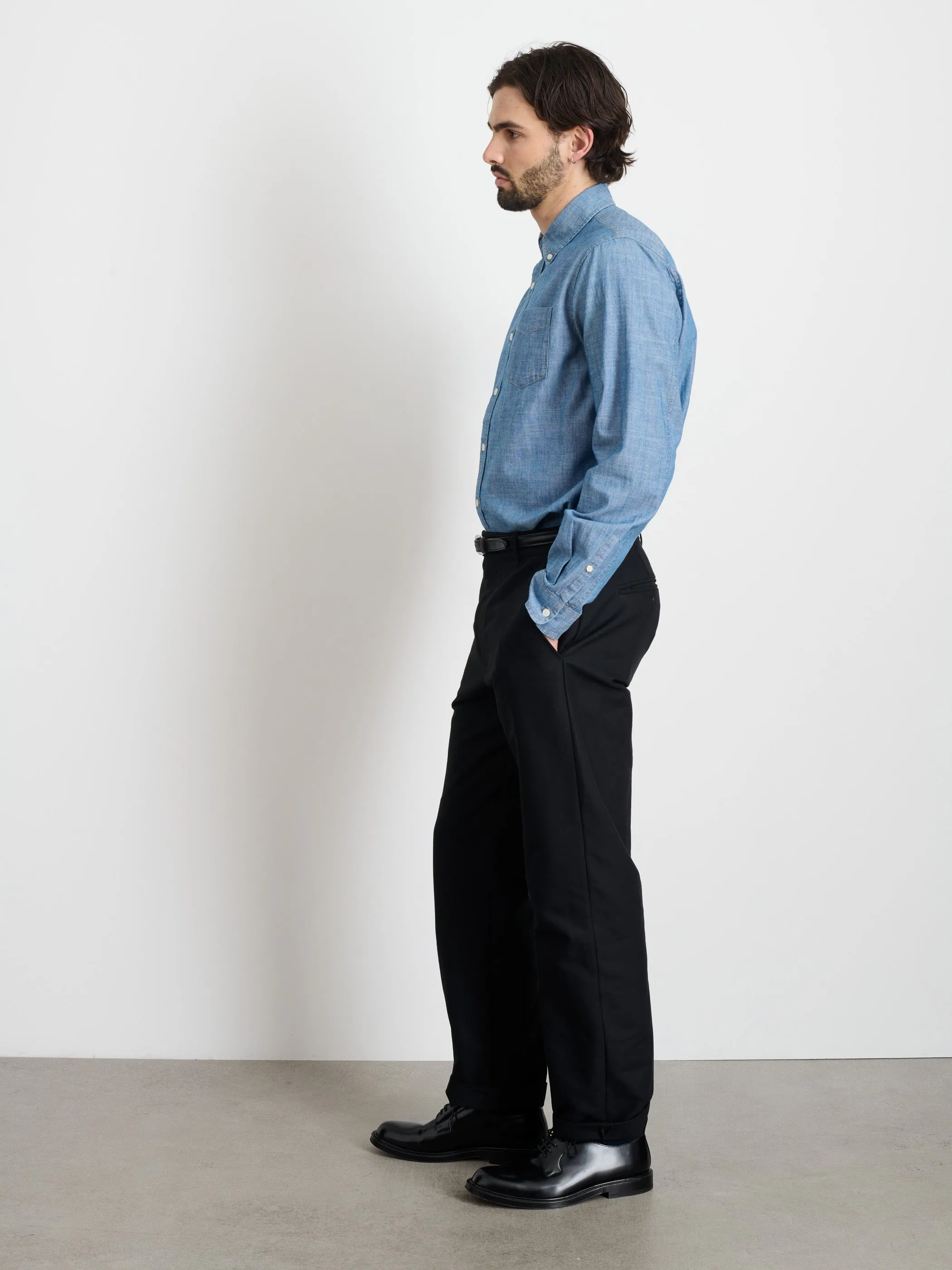 Grant Trouser In Cotton Twill sold by Alex Mill product image thumbnail 4