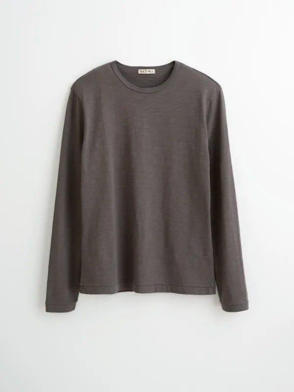 Standard Long Sleeve T-Shirt in Slub Cotton sold by Alex Mill