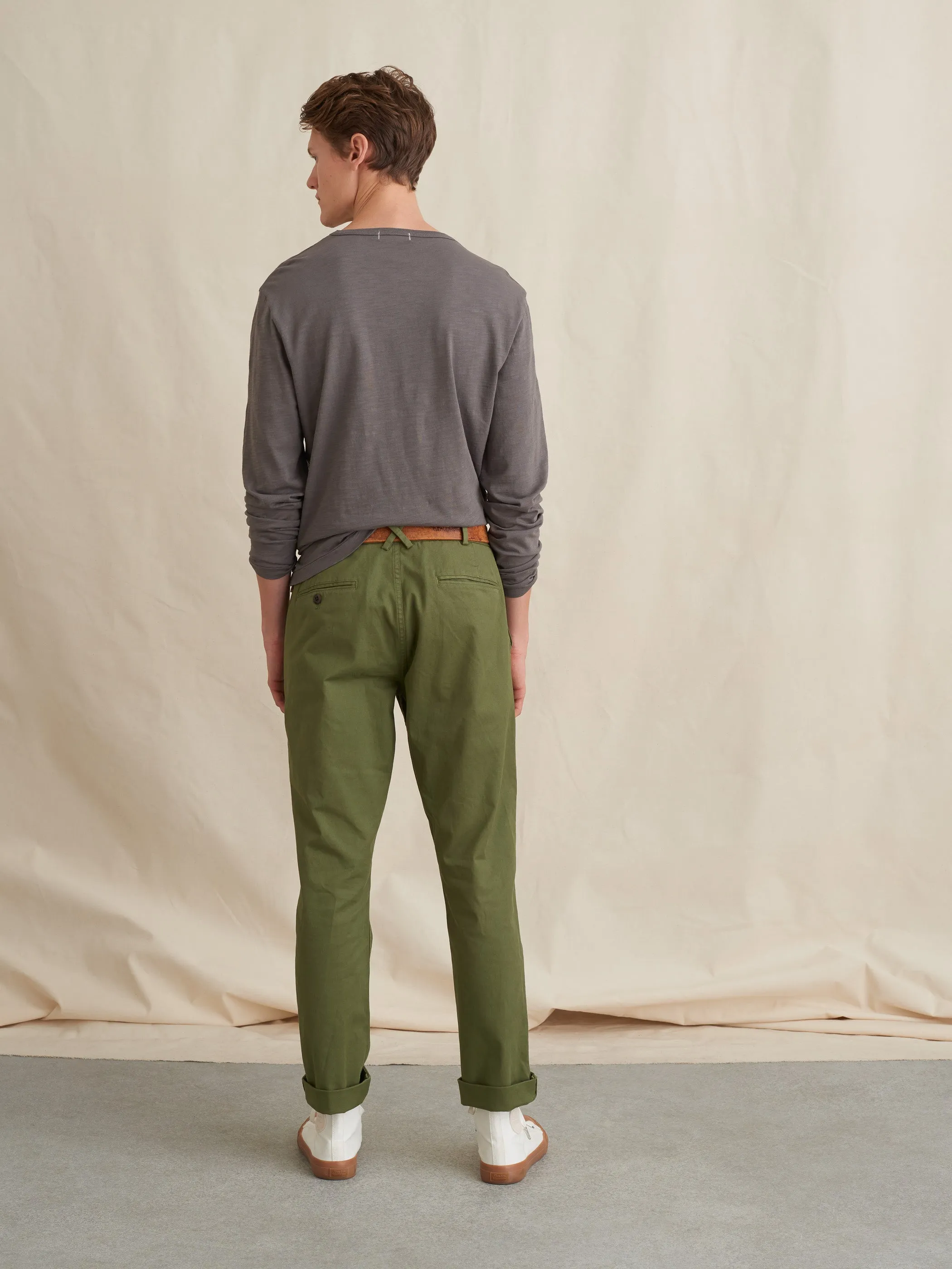 Standard Long Sleeve T-Shirt in Slub Cotton sold by Alex Mill product image thumbnail 5