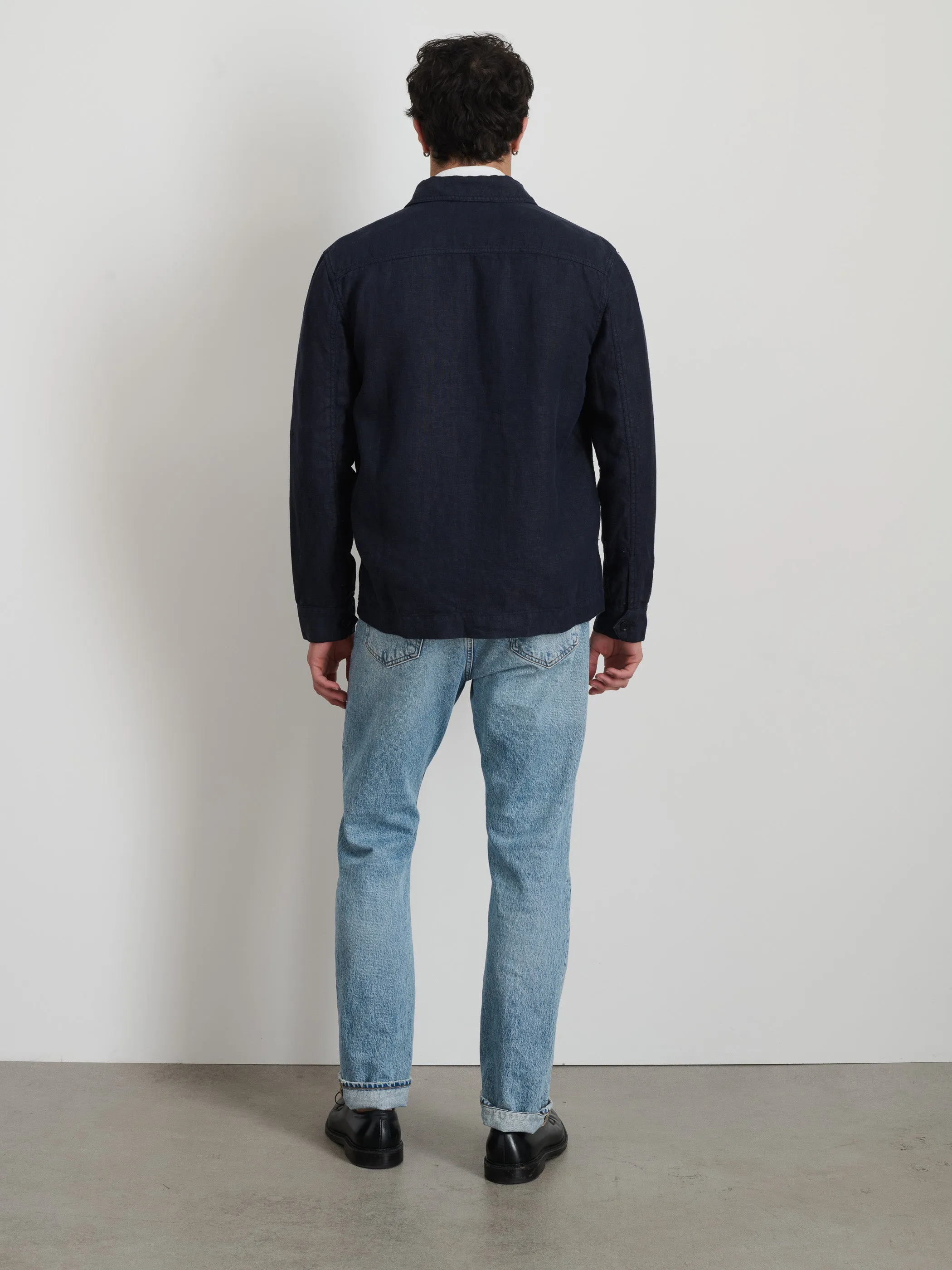 Garment Dyed Work Jacket in Linen sold by Alex Mill product image thumbnail 5
