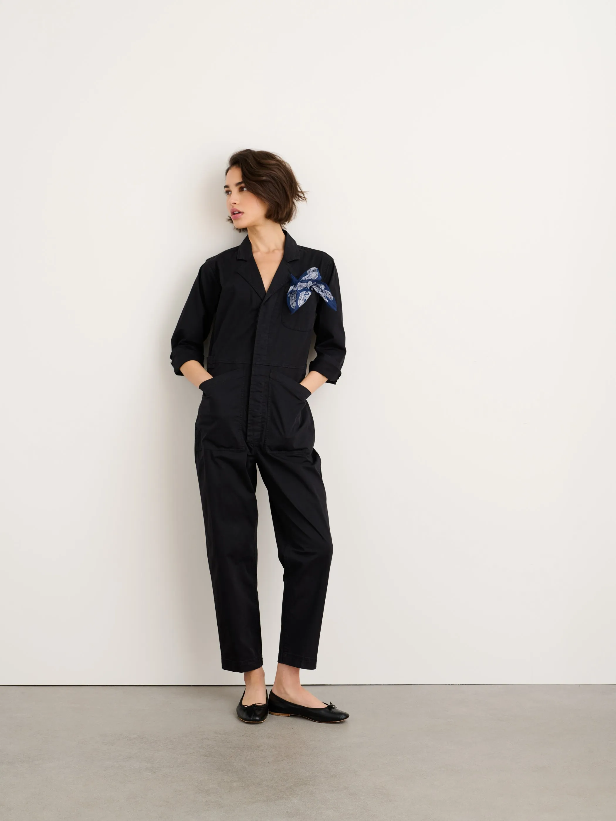 Standard Jumpsuit in Cotton Twill sold by Alex Mill product image thumbnail 2