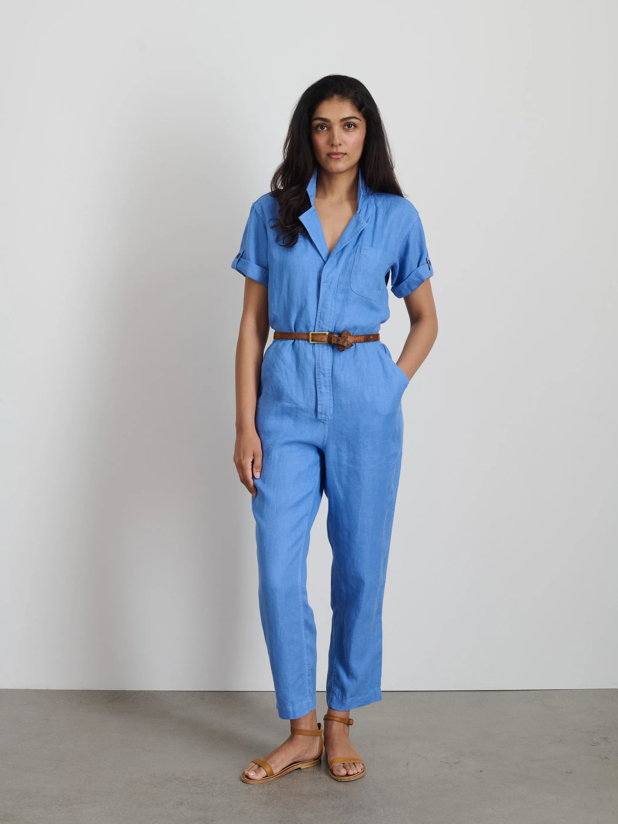 Jumpsuit in Linen sold by Alex Mill product image thumbnail 3