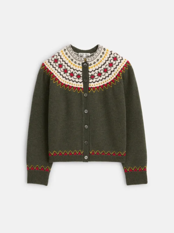 Hilde Fair Isle Cardigan sold by Alex Mill