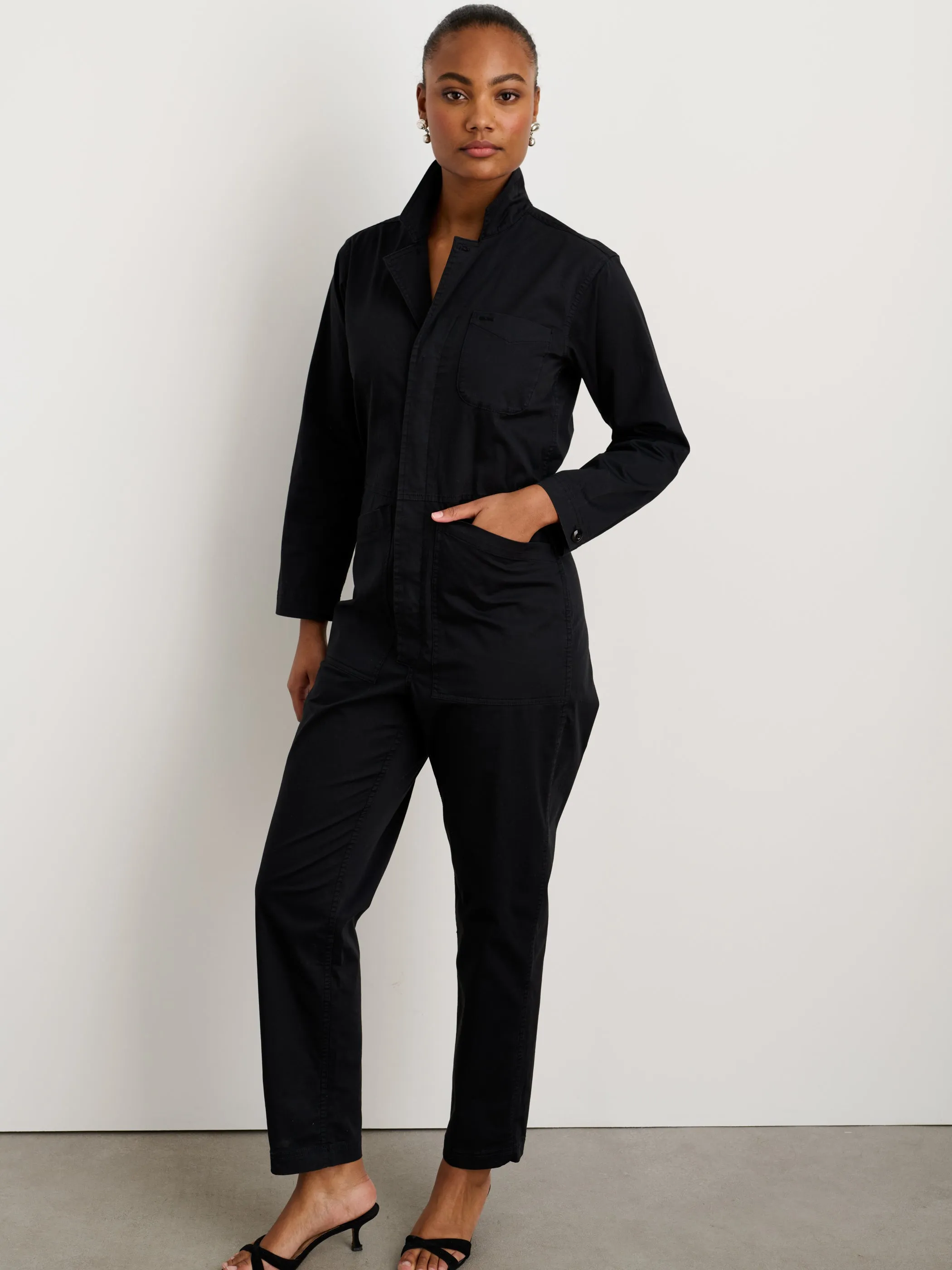 Standard Jumpsuit in Long Inseam sold by Alex Mill product image thumbnail 2