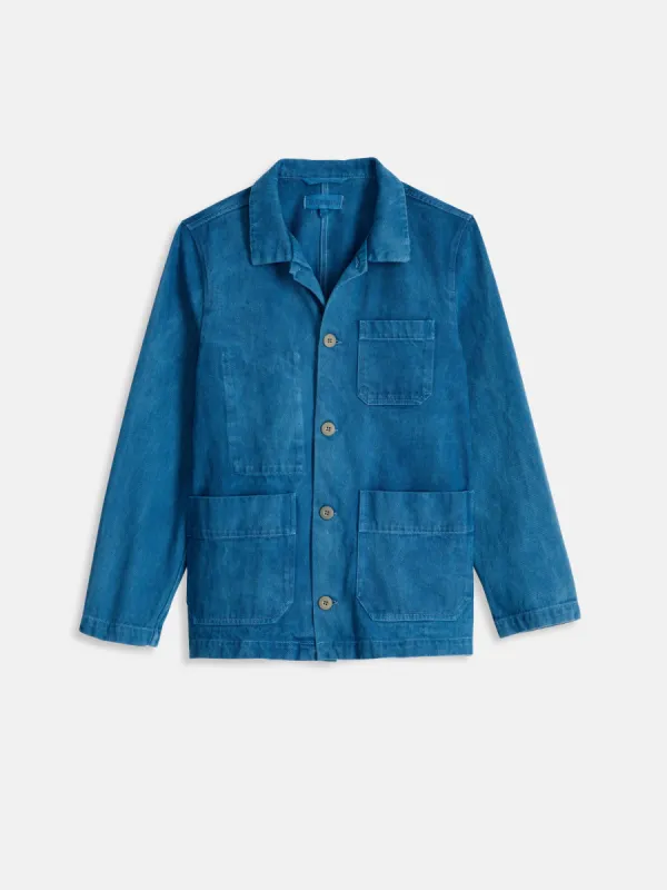 Indigo Britt Work Jacket sold by Alex Mill