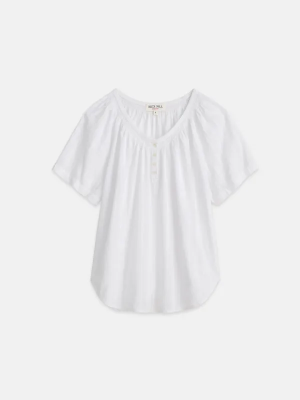 Thali Smocked Shirt sold by Alex Mill