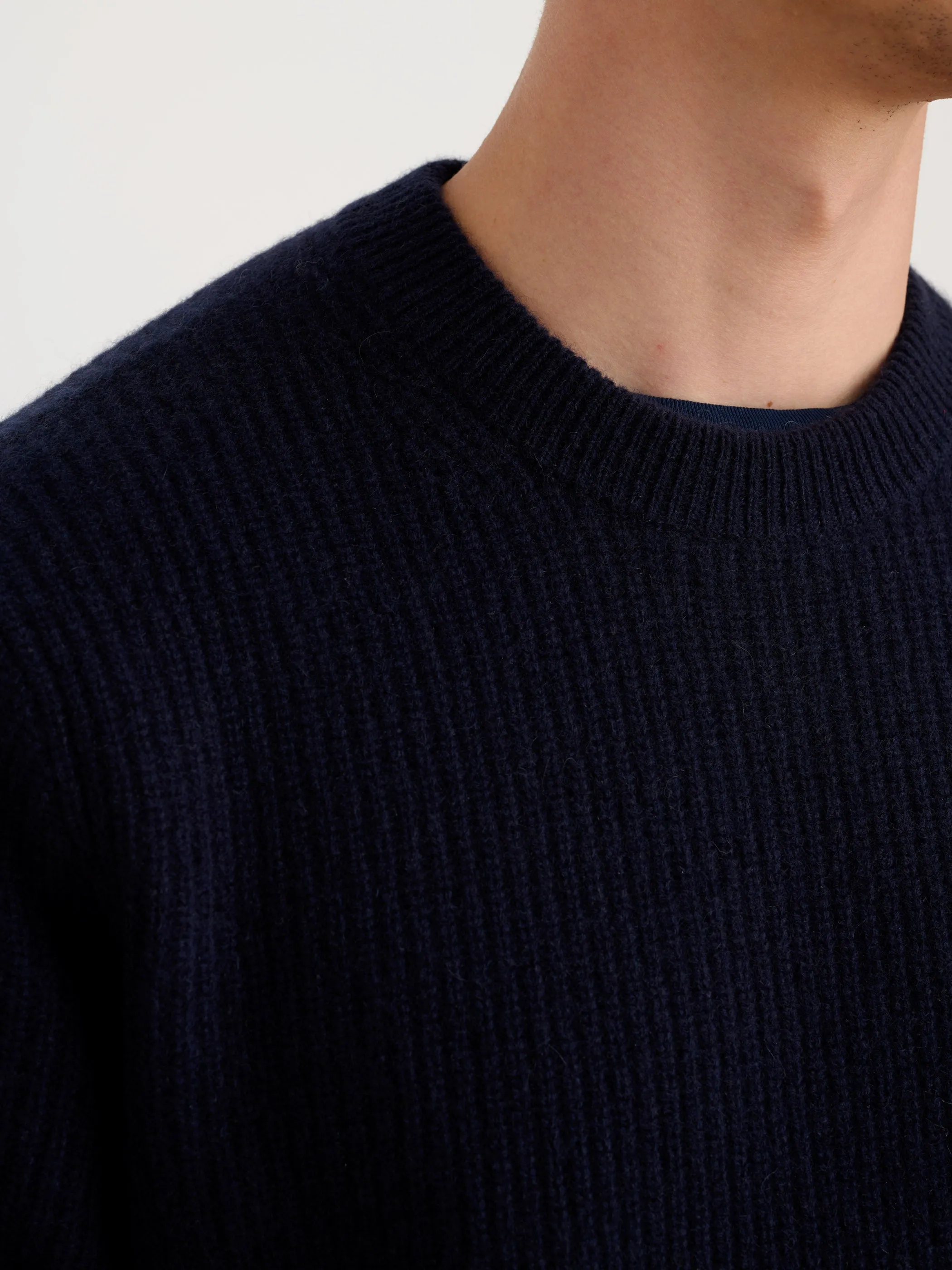 Jordan Sweater In Washed Cashmere sold by Alex Mill product image thumbnail 5
