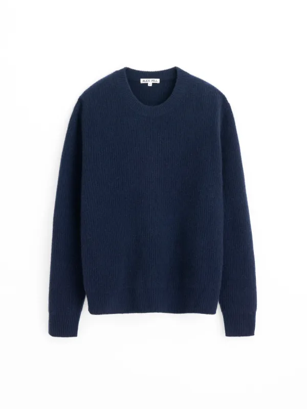 Jordan Sweater in Washed Cashmere sold by Alex Mill