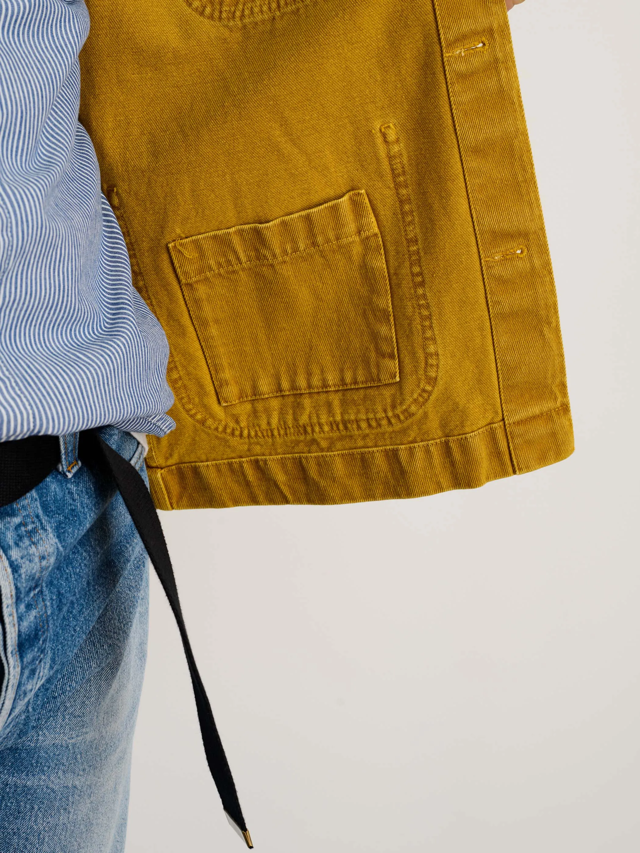 Garment Dyed Work Jacket in Recycled Denim sold by Alex Mill product image thumbnail 5