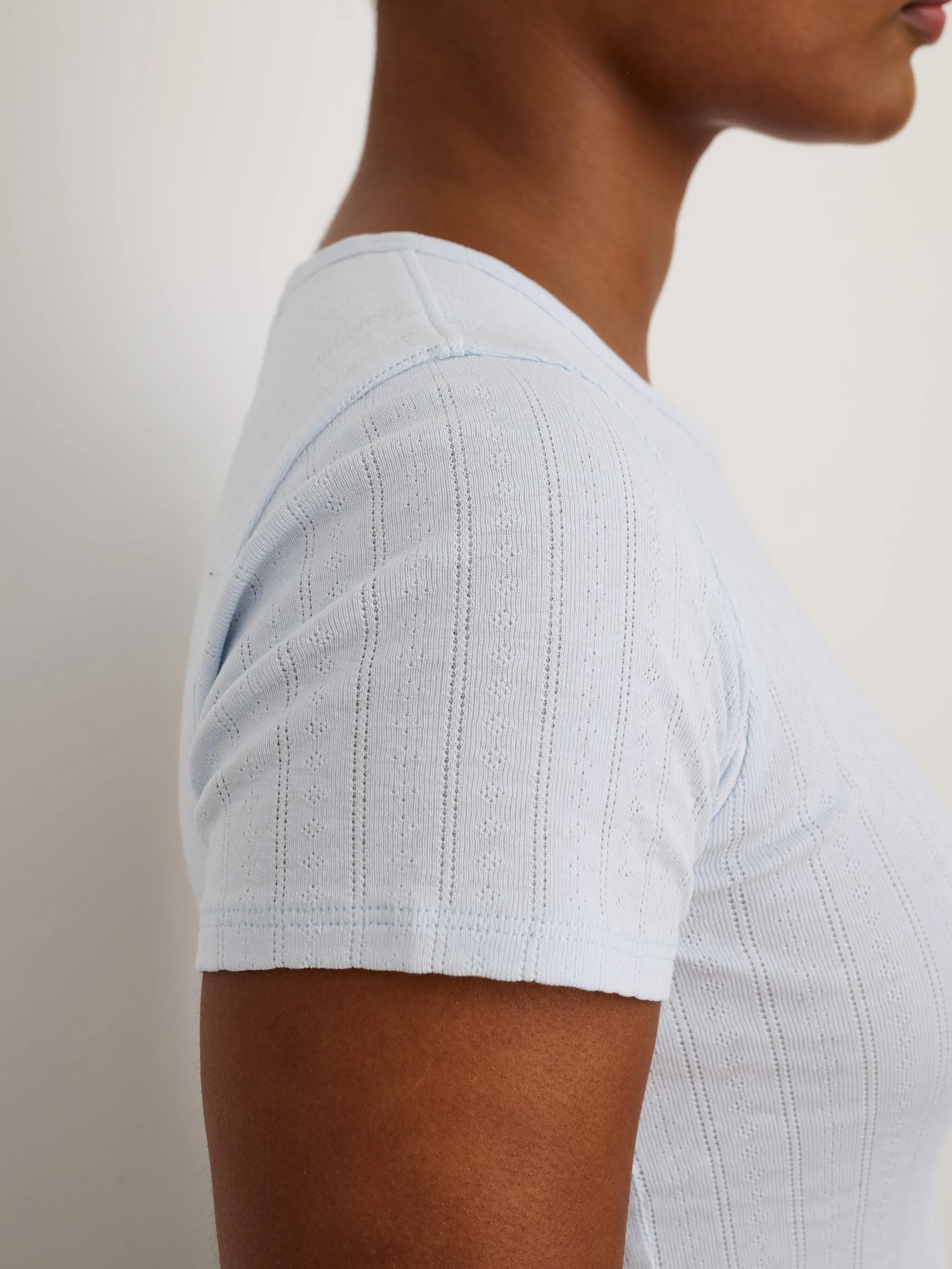 Remy Pointelle Tee sold by Alex Mill product image thumbnail 5