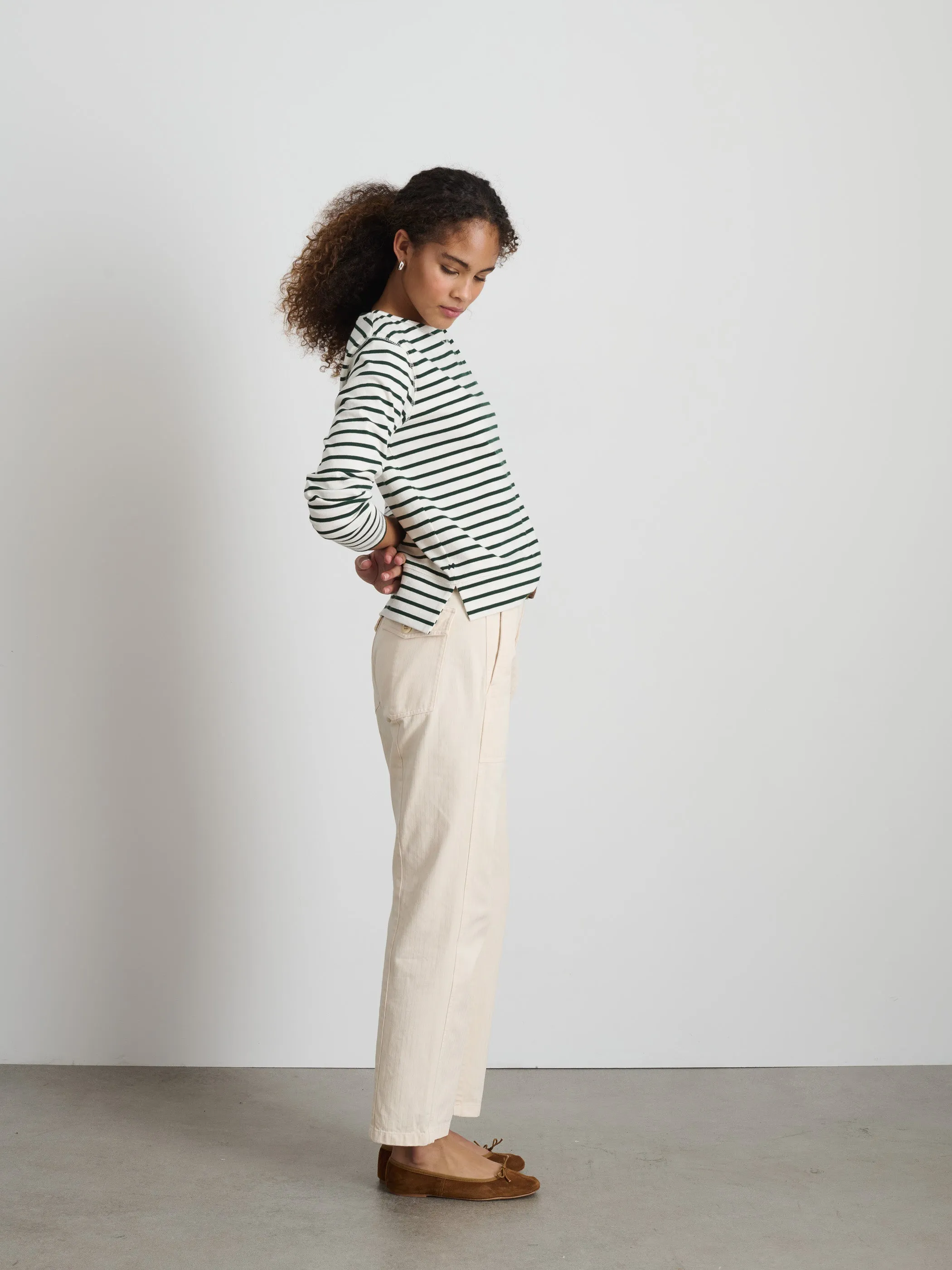 Lakeside Striped Tee sold by Alex Mill product image thumbnail 4