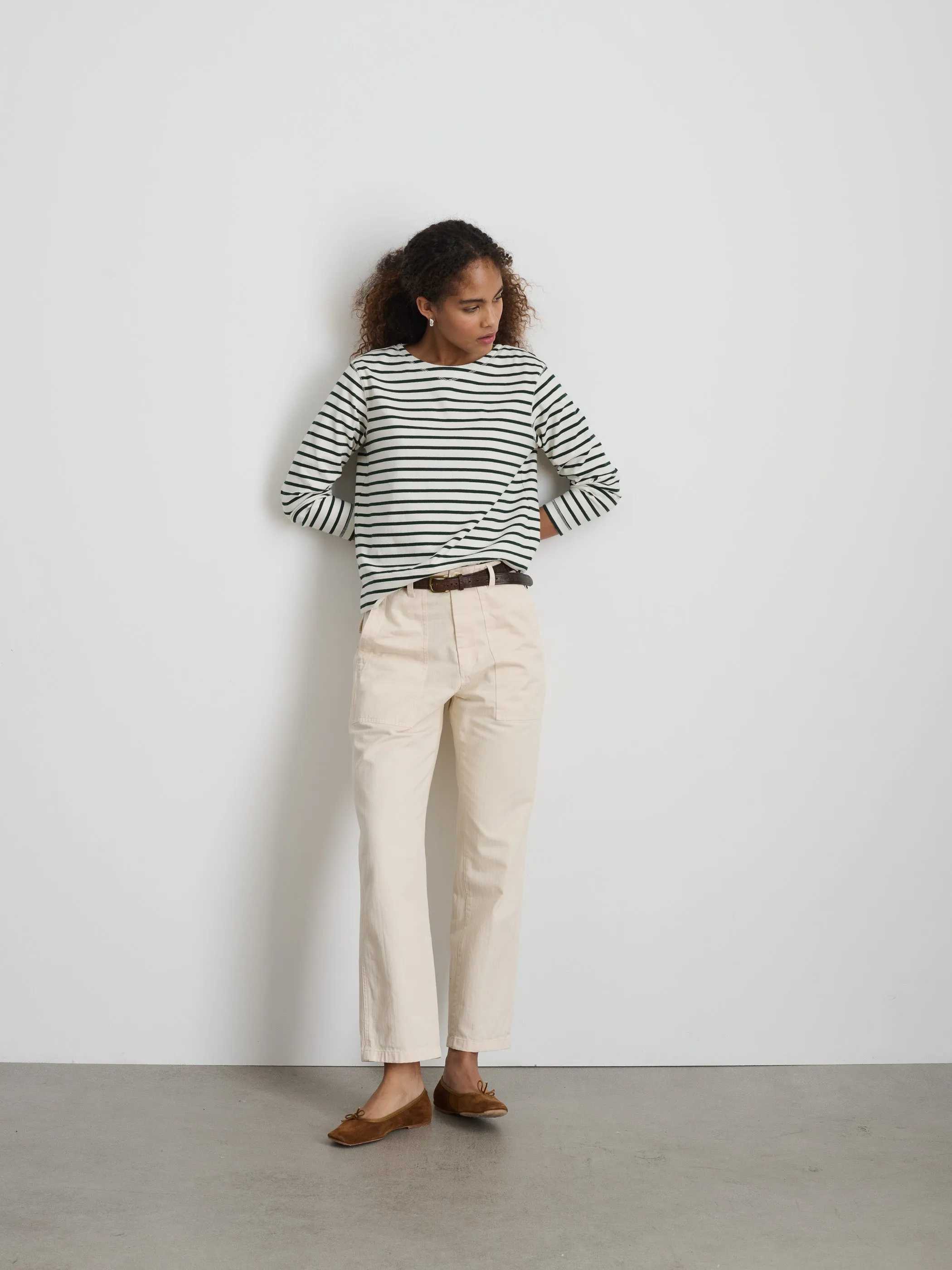 Lakeside Striped Tee sold by Alex Mill product image thumbnail 3