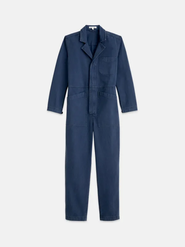 Standard Zip Jumpsuit in Herringbone sold by Alex Mill