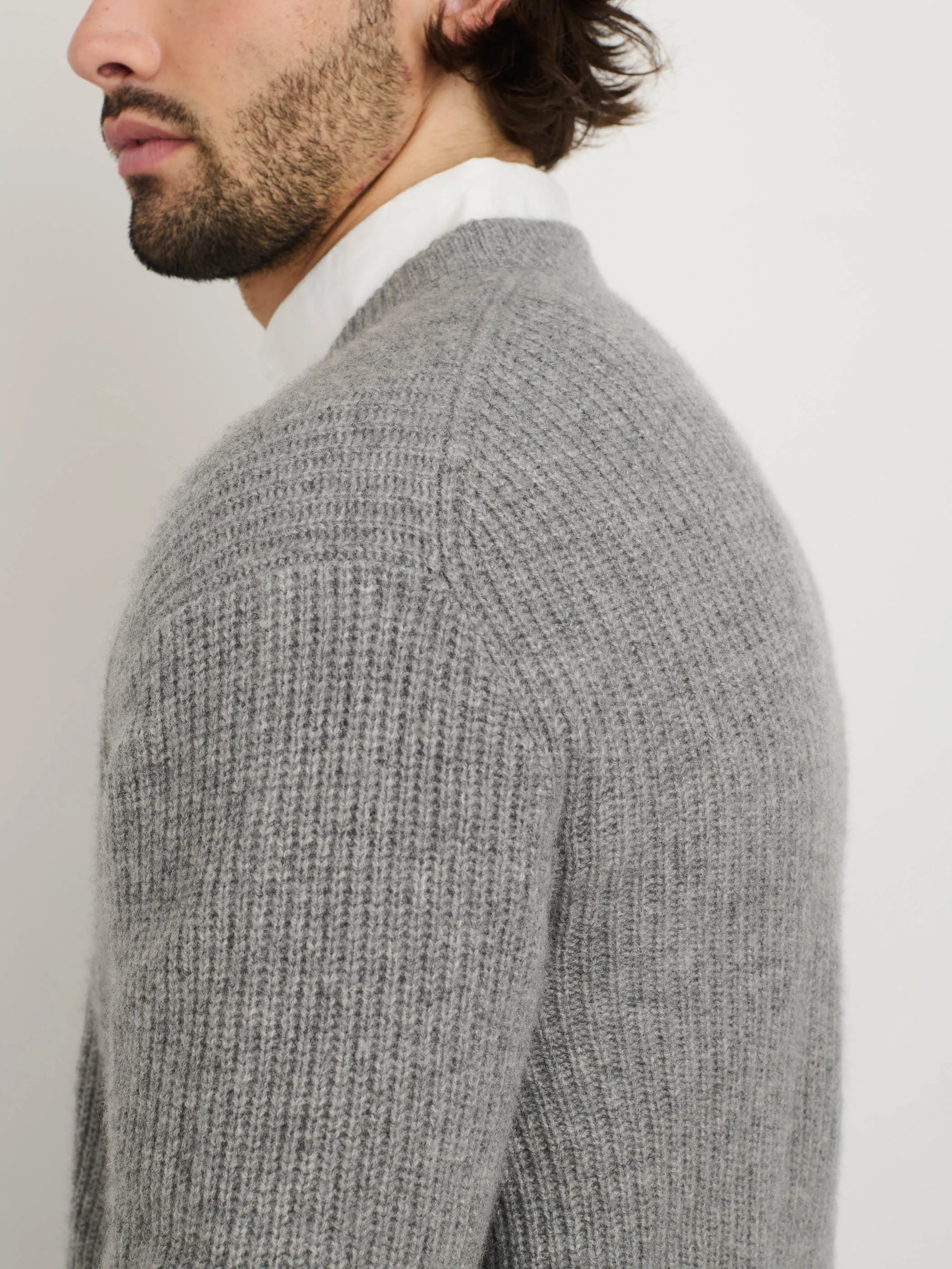 Jordan Sweater in Washed Cashmere sold by Alex Mill product image thumbnail 4