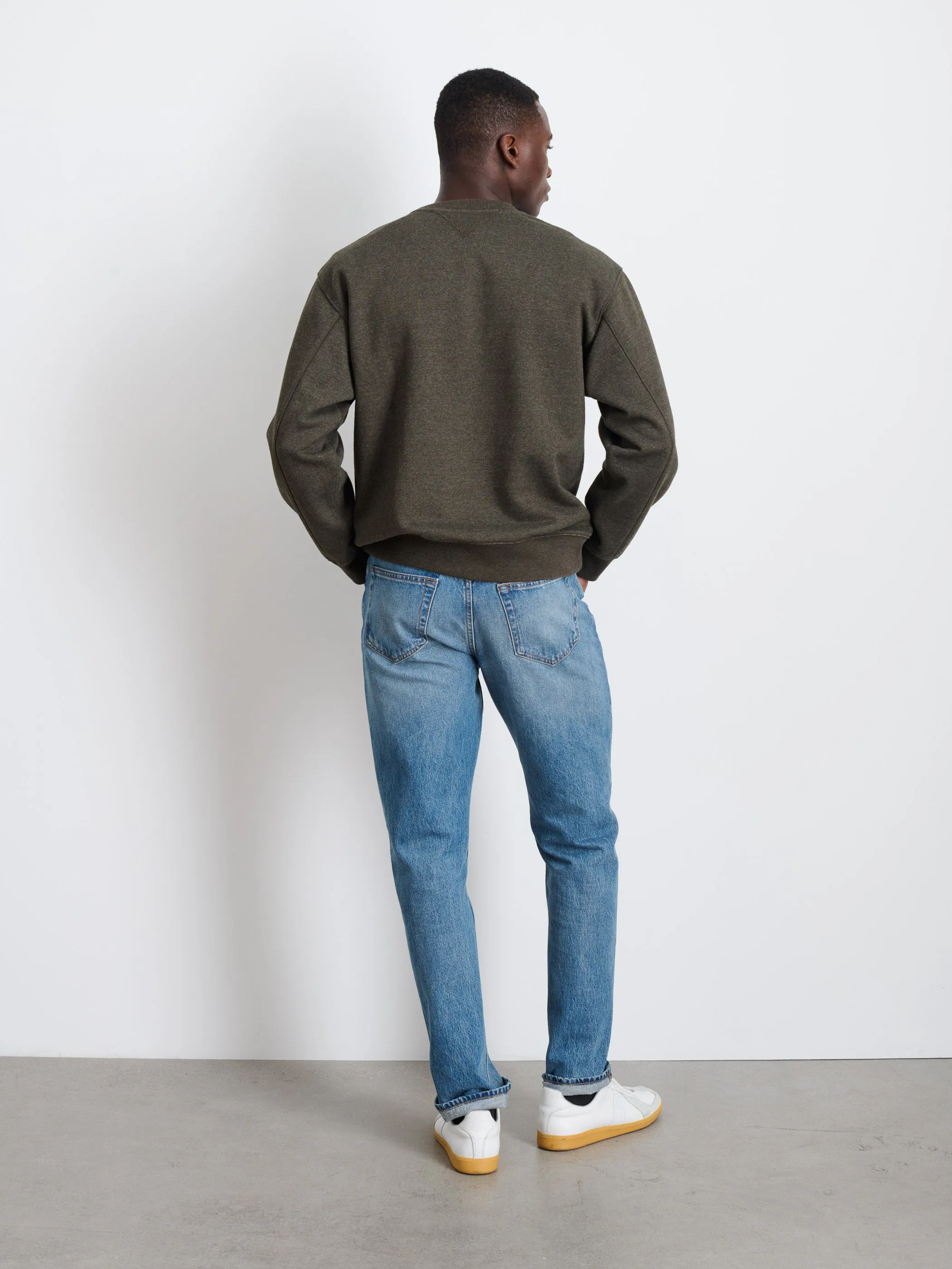 Marlon Sweatshirt In Cotton Fleece sold by Alex Mill product image thumbnail 4