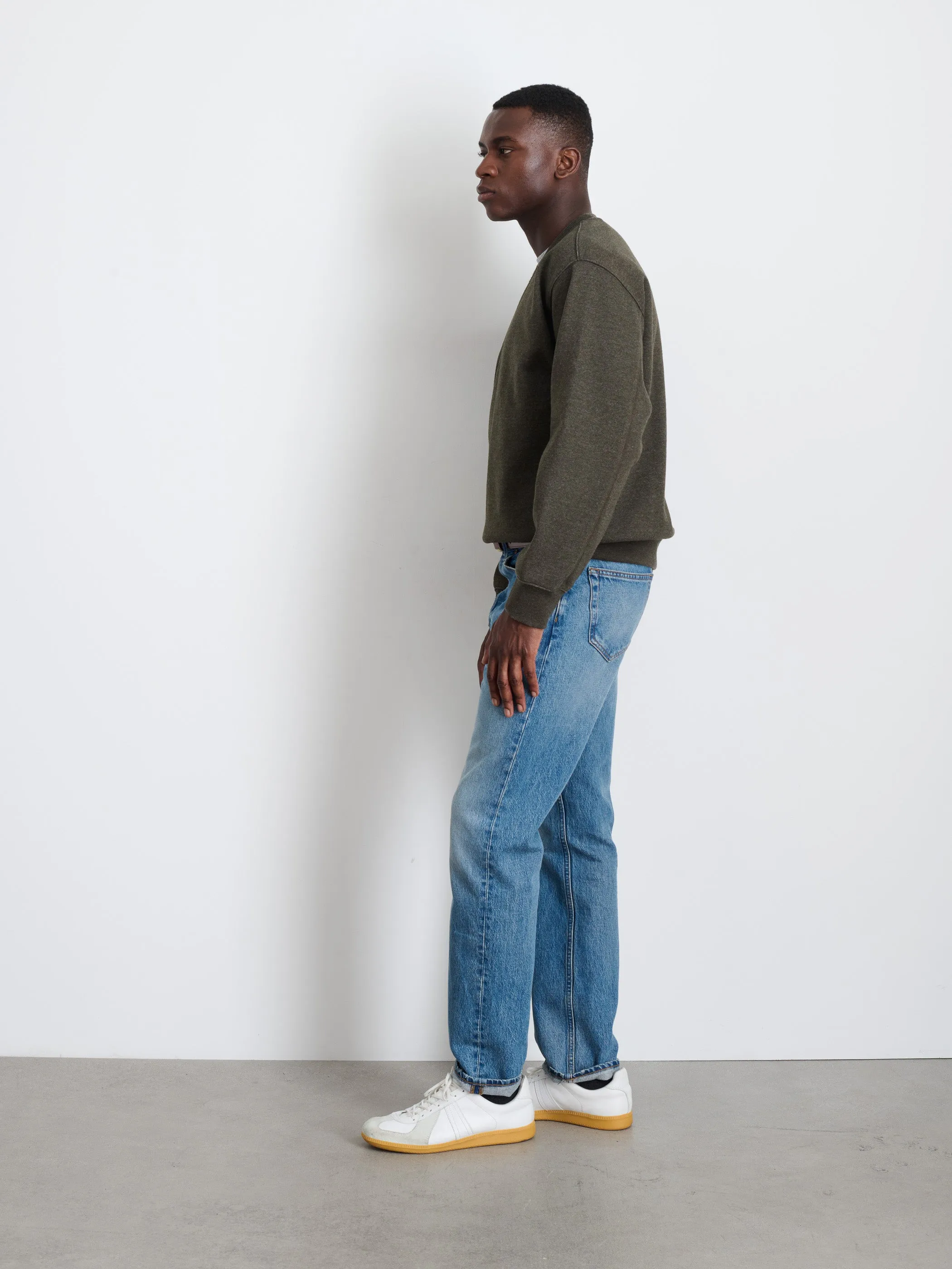 Marlon Sweatshirt In Cotton Fleece sold by Alex Mill product image thumbnail 3