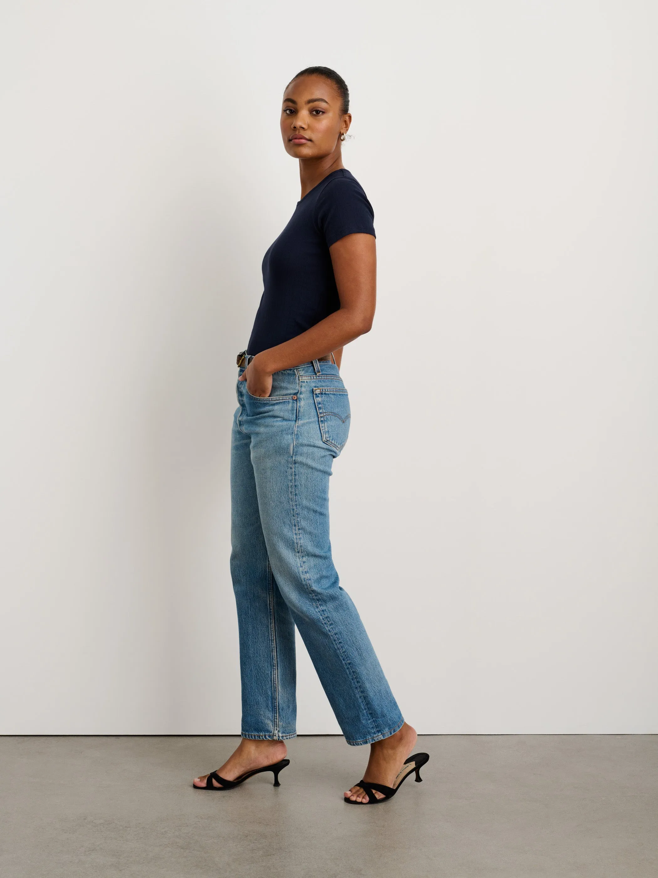 Remy Pointelle Tee sold by Alex Mill product image thumbnail 5