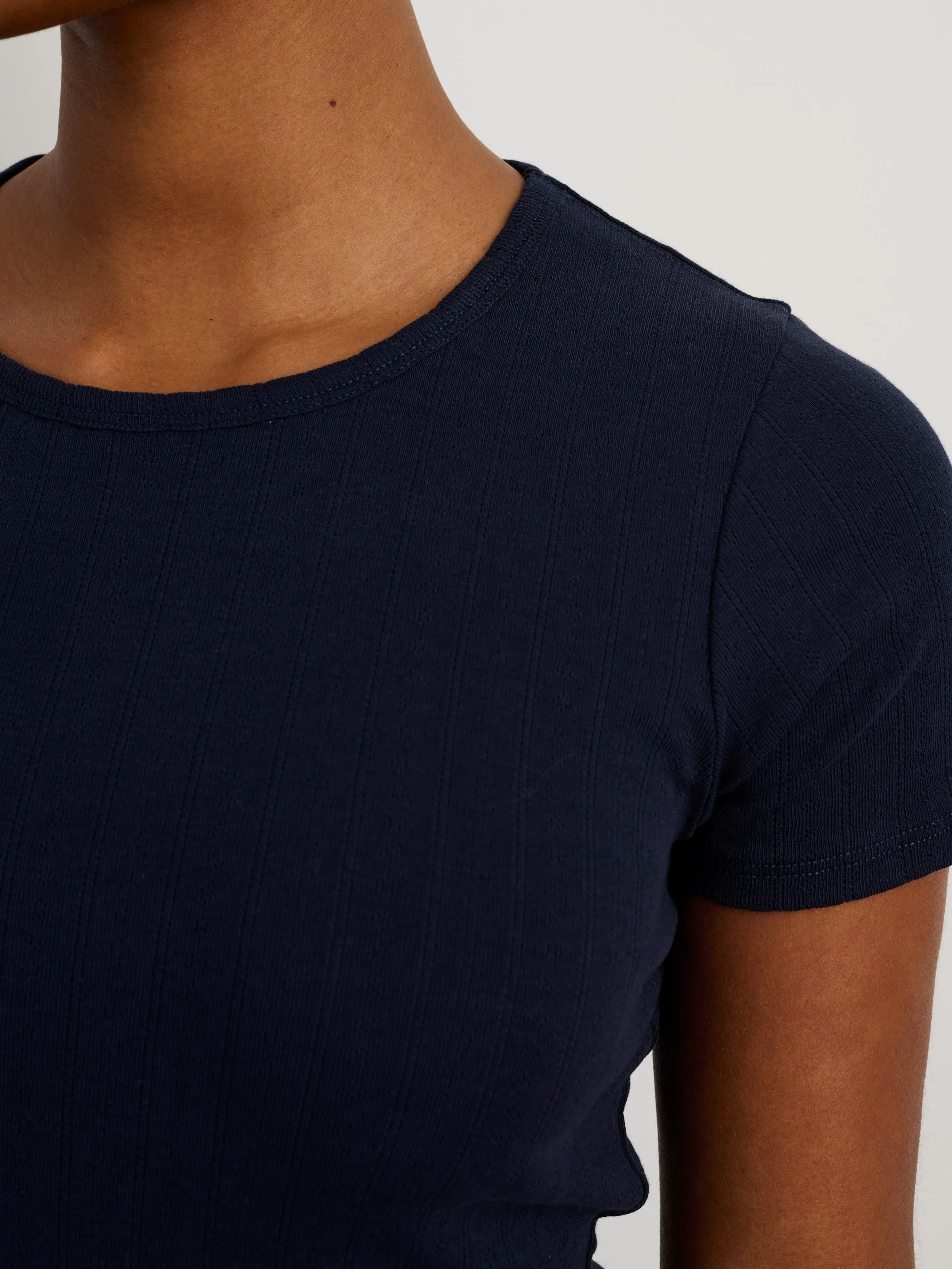 Remy Pointelle Tee sold by Alex Mill product image thumbnail 4