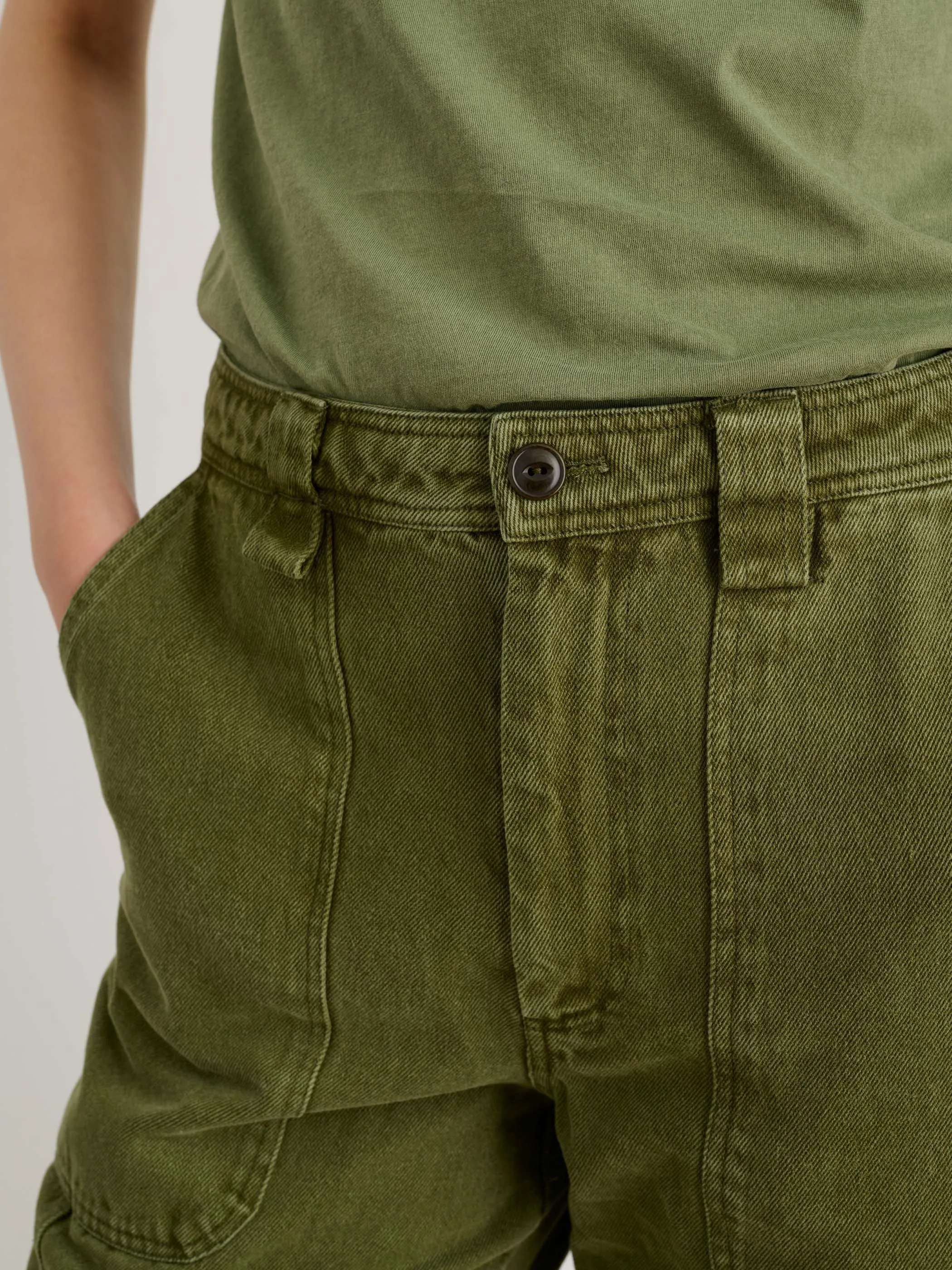 Phoebe Pant in Recycled Denim sold by Alex Mill product image thumbnail 5