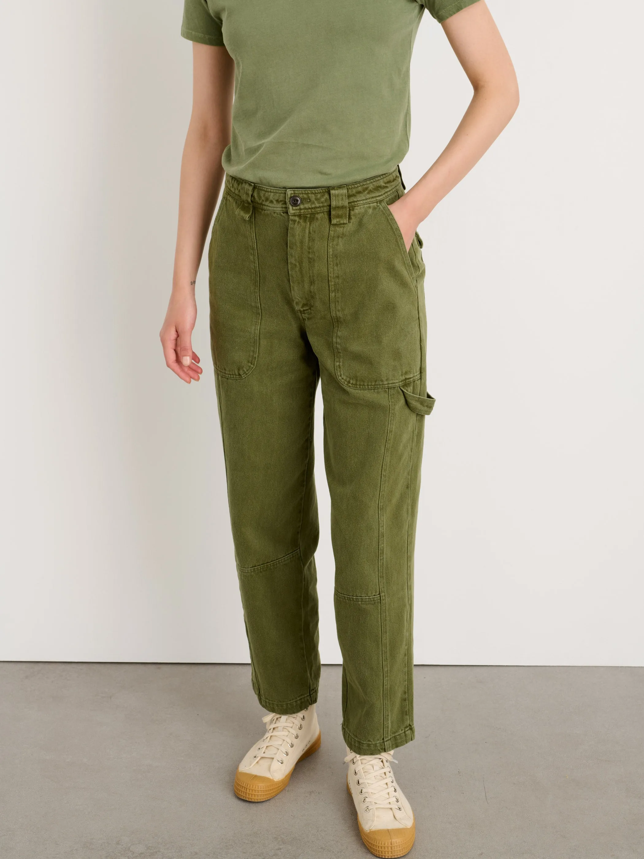 Phoebe Pant in Recycled Denim sold by Alex Mill product image thumbnail 4