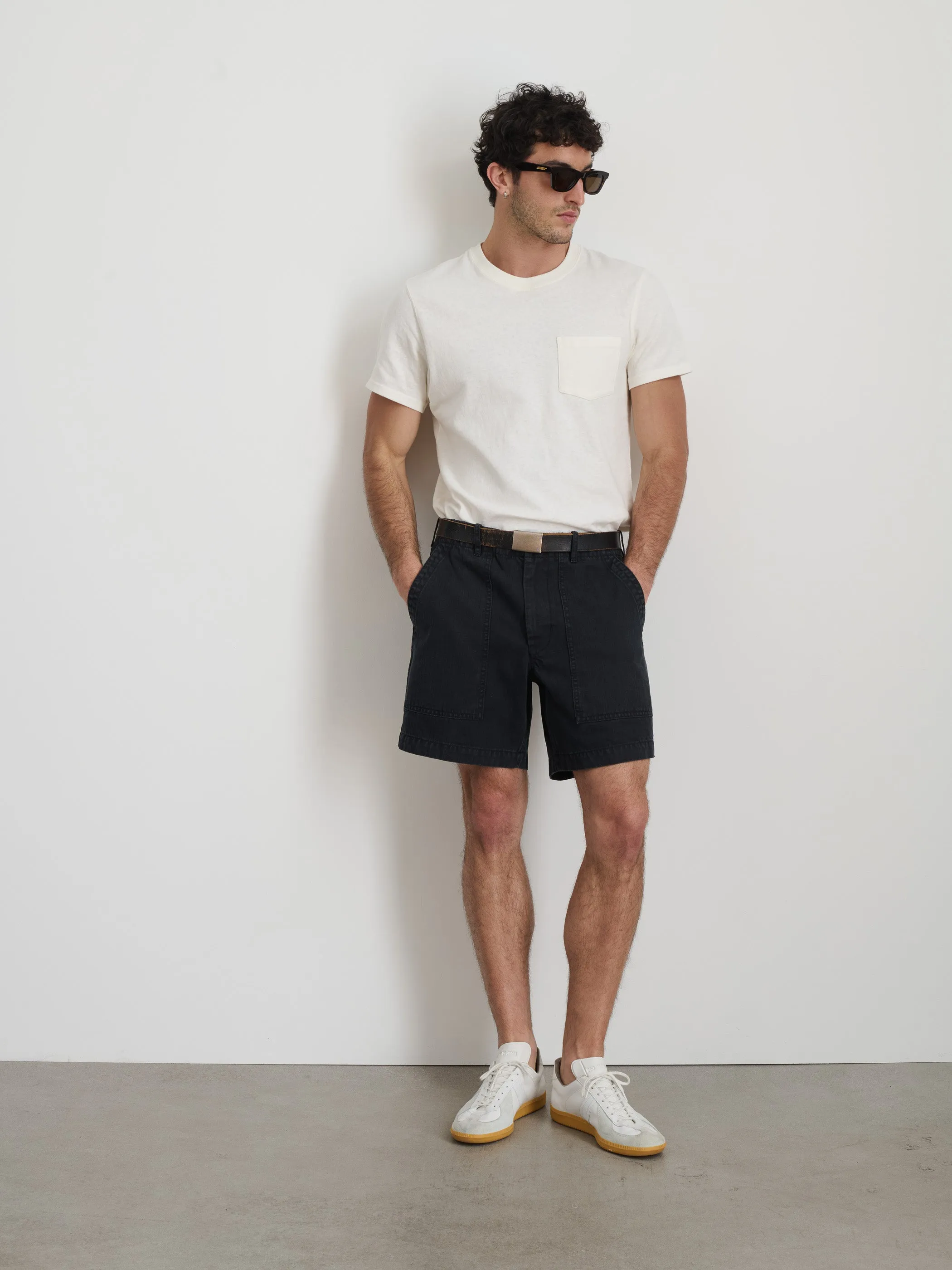 Field Short In Herringbone sold by Alex Mill product image thumbnail 2