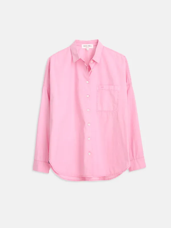 Jo Shirt in Cotton Poplin sold by Alex Mill