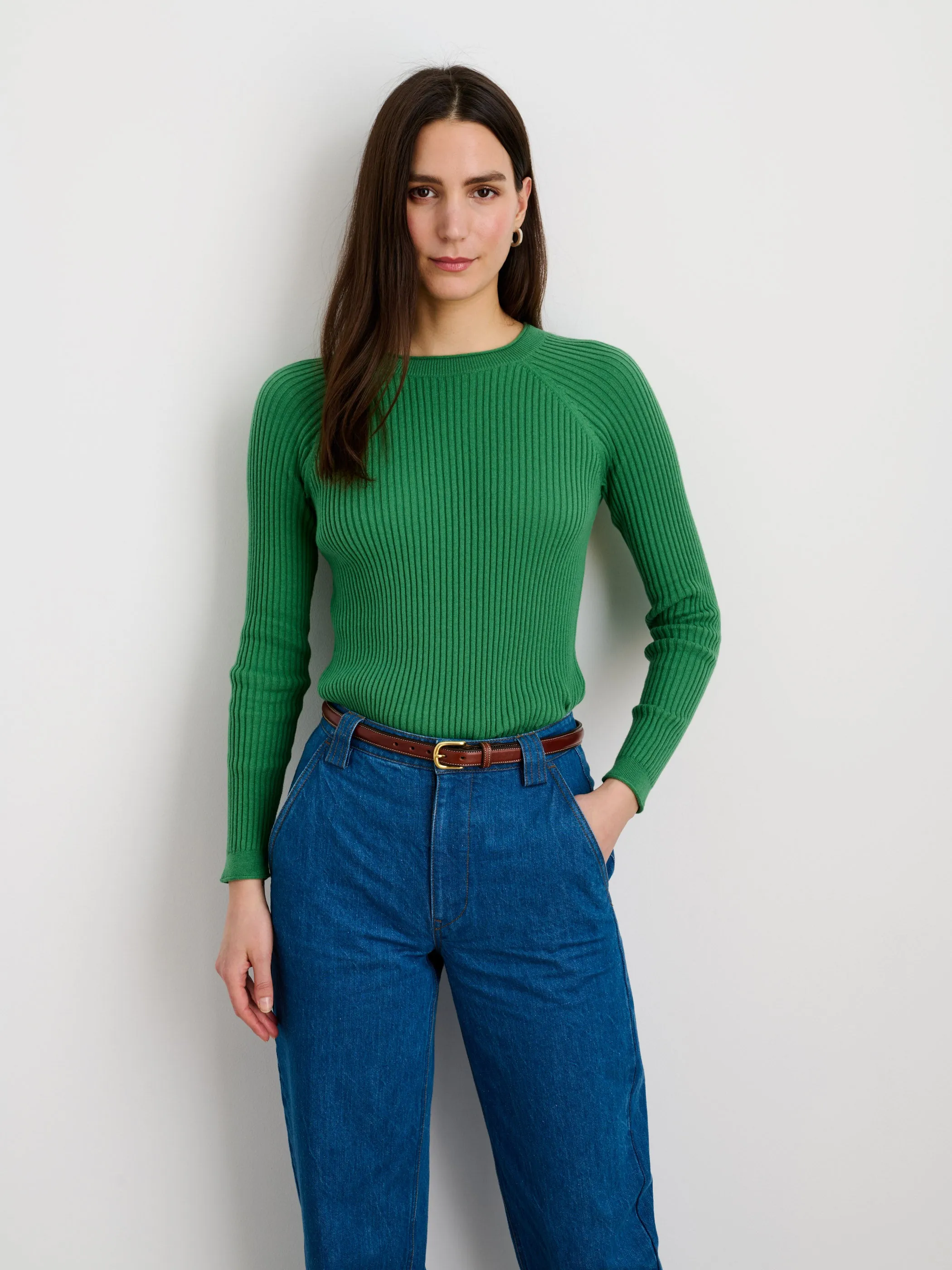 Ribbed Crewneck Sweater sold by Alex Mill product image thumbnail 3