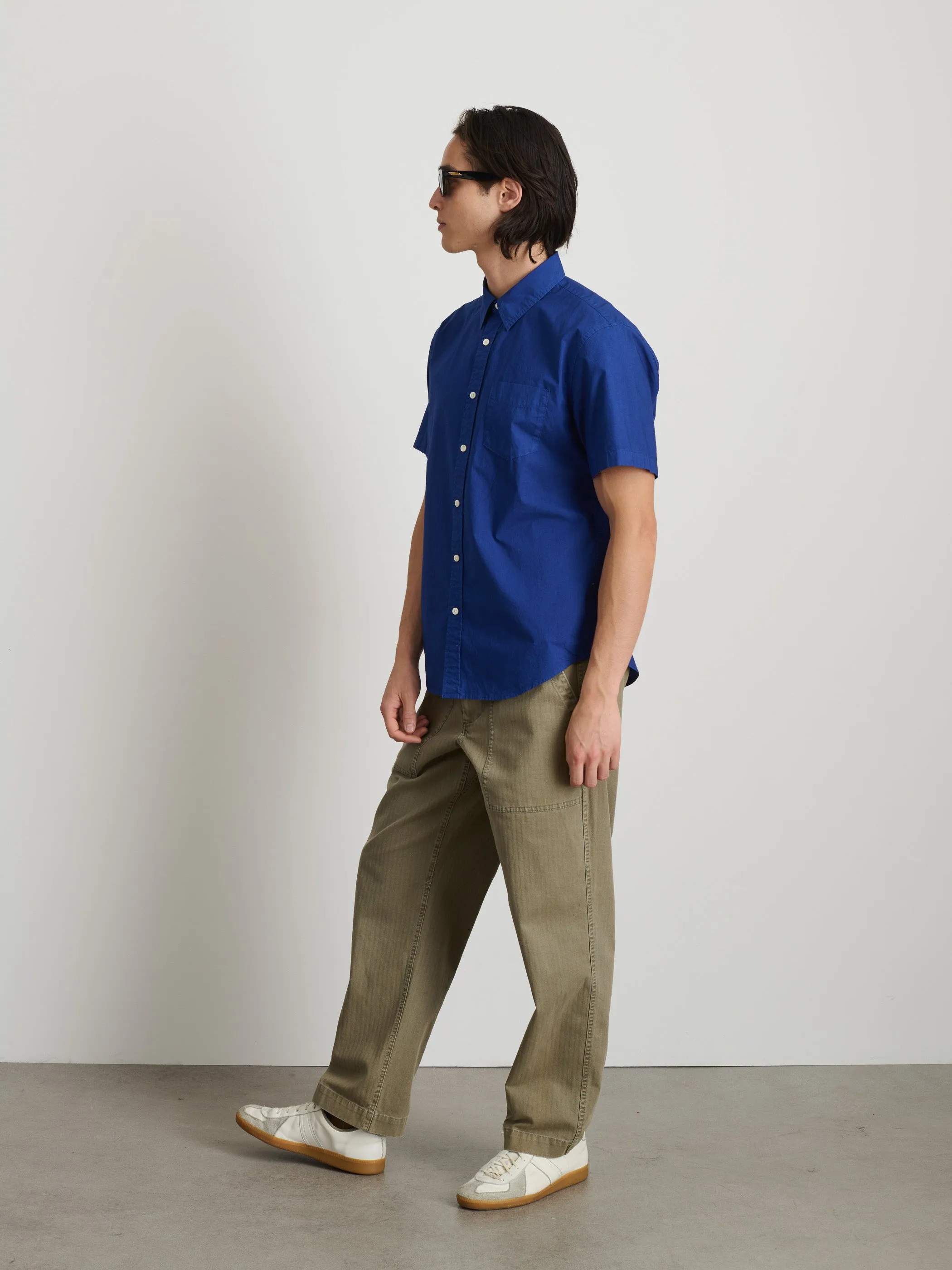 Short Sleeve Mill Shirt in Cotton Poplin sold by Alex Mill product image thumbnail 4